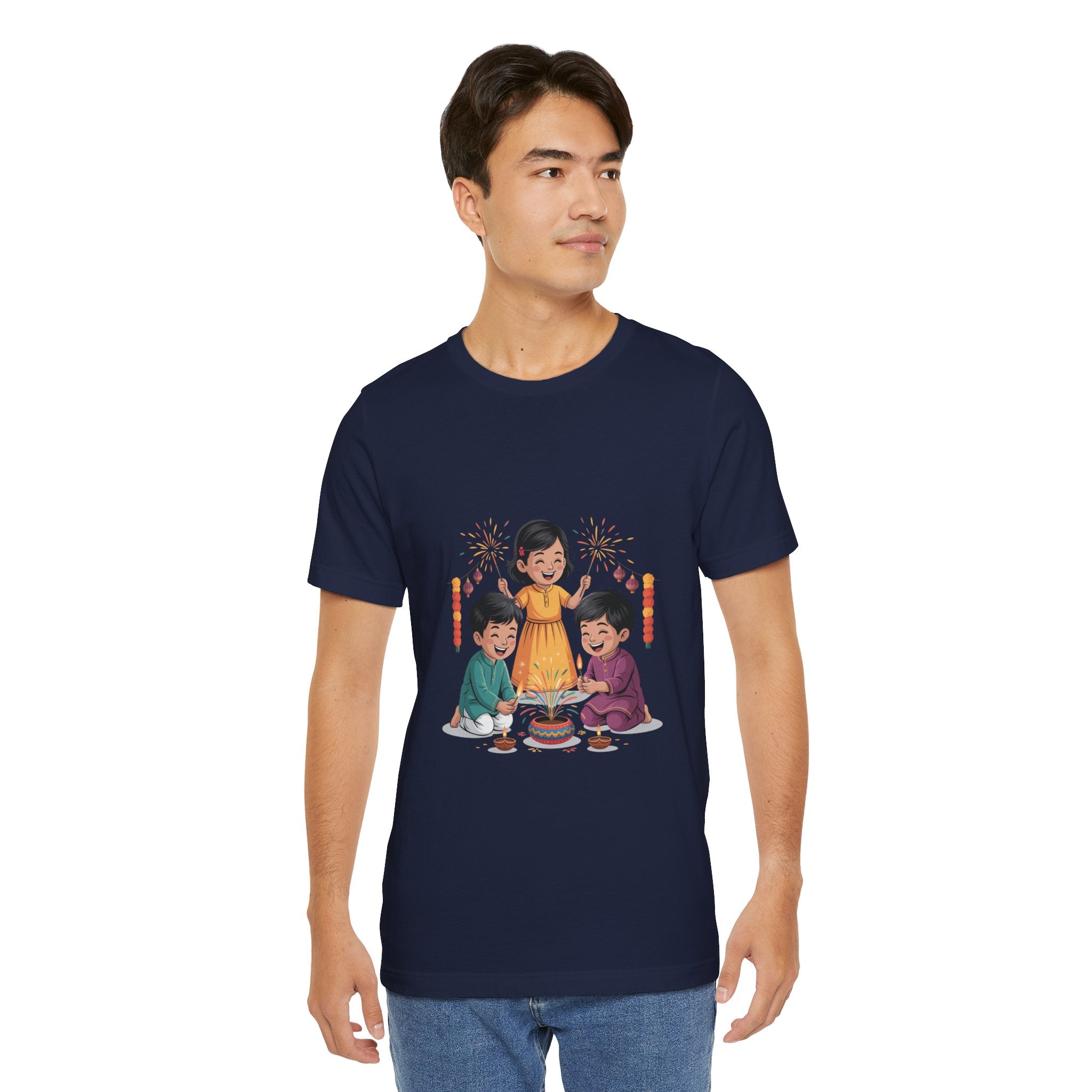 Diwali Festival T-Shirt, Festival of Lights Tee, Festive Wear Gift for Family & Friends
