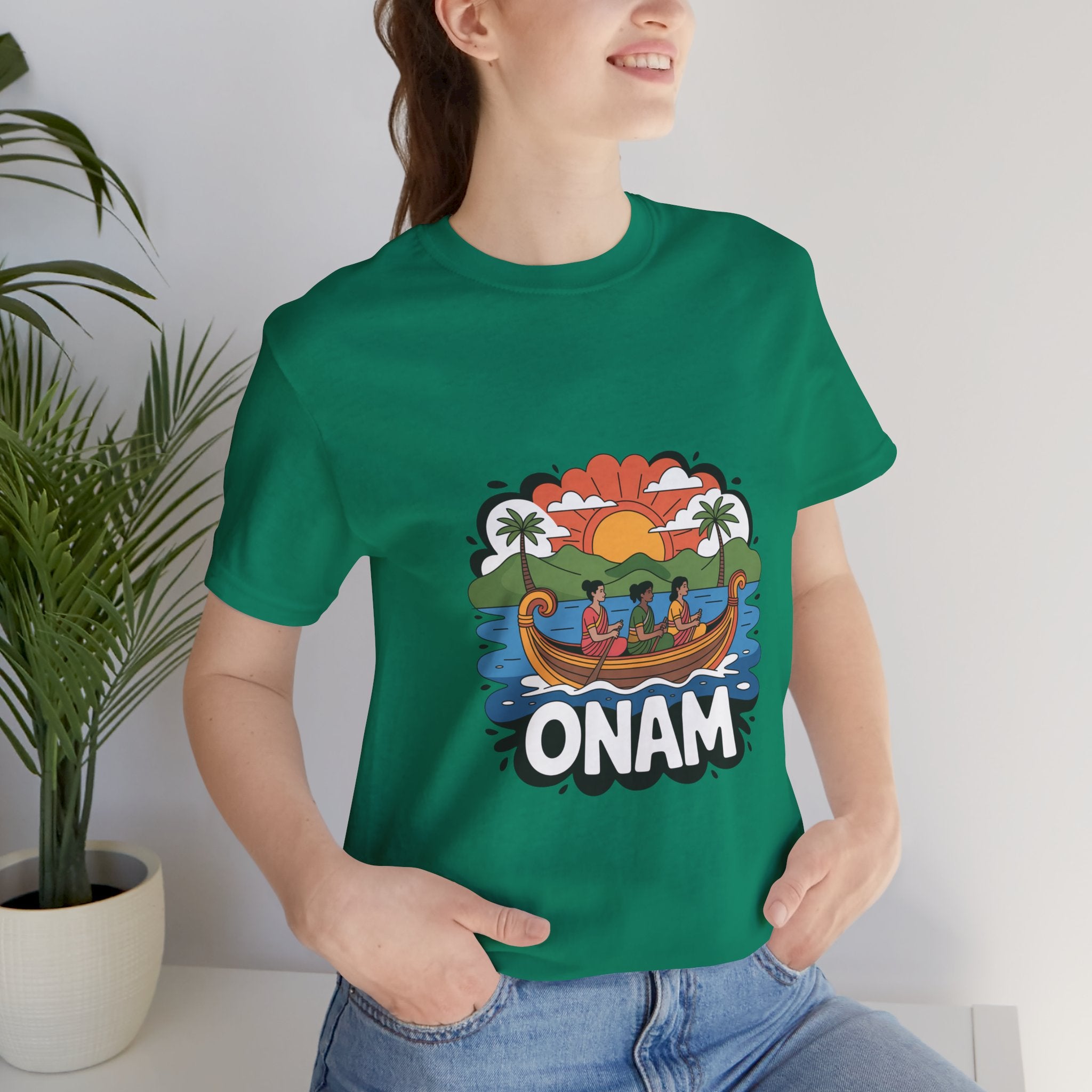 Onam Festival T-Shirt, Gift for Kerala Festival, Celebrate Onam in Style, Traditional Tee