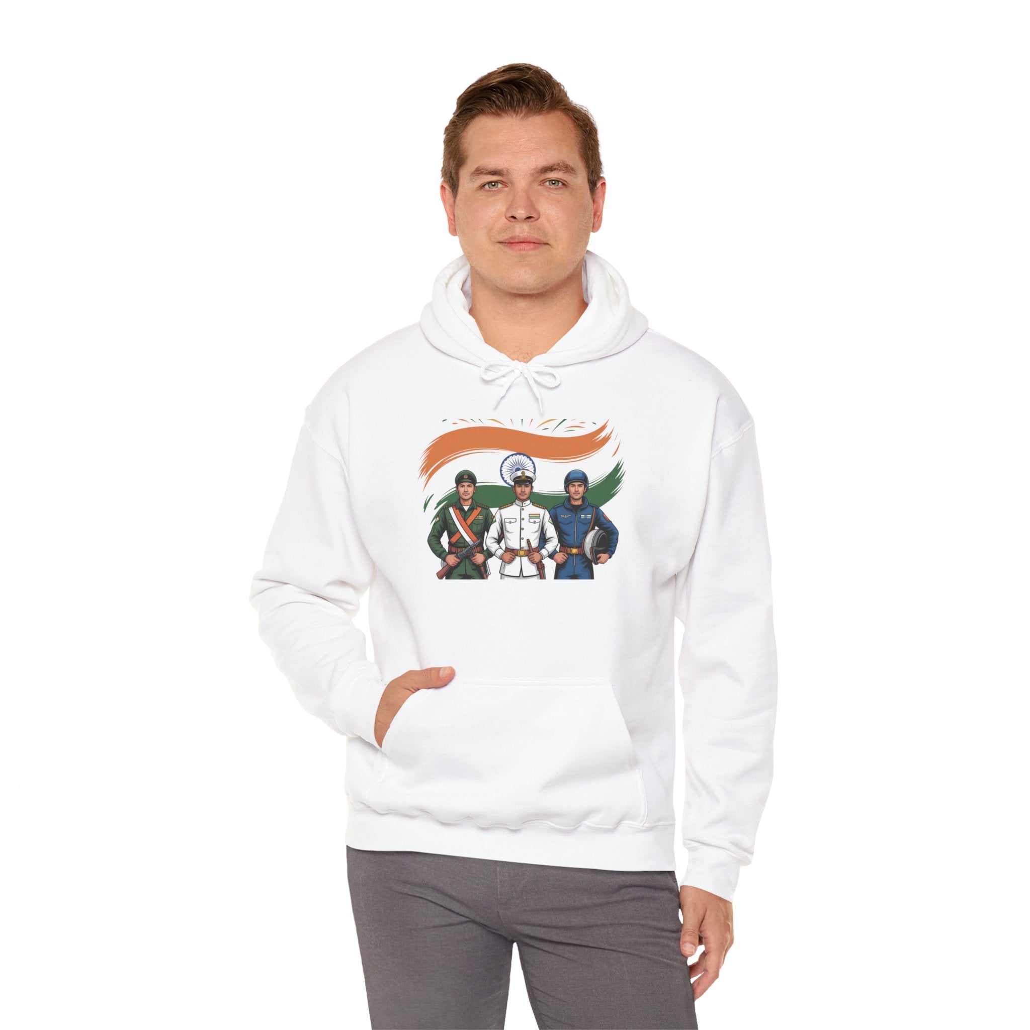 Republic Day Hoodie, Proud to Be Indian, Patriotic Hoodie, Indian Flag Celebration Outfit