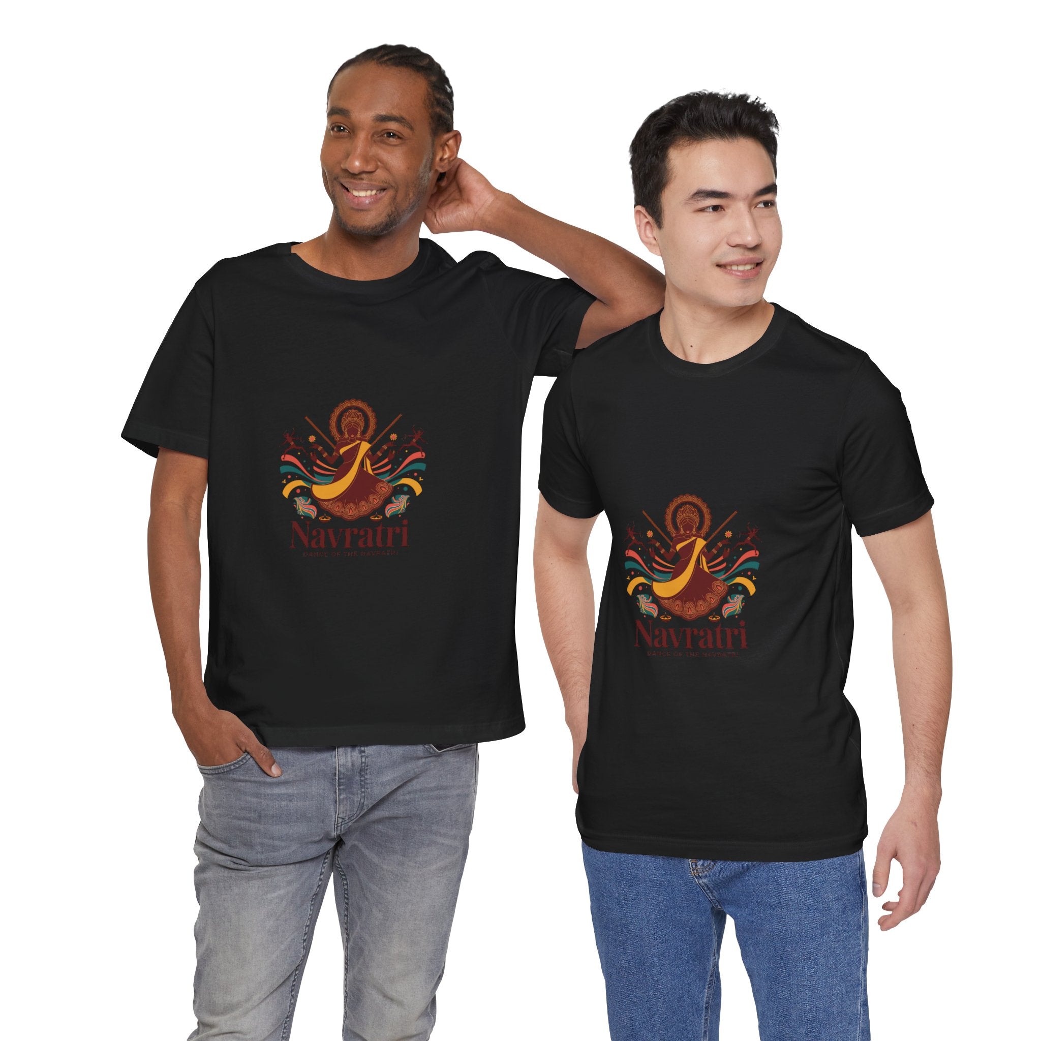 Navratri Festival T-Shirt, Dandiya Garba Tee, Colorful Outfit for Festival Nights
