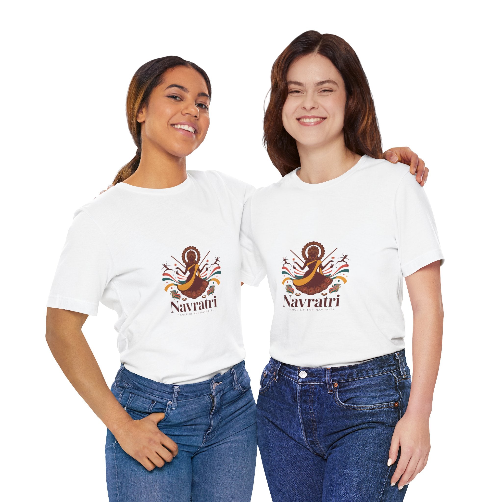 Navratri Festival T-Shirt, Dandiya Garba Tee, Colorful Outfit for Festival Nights