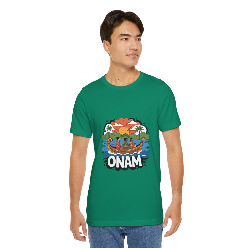 Onam Festival T-Shirt, Gift for Kerala Festival, Celebrate Onam in Style, Traditional Tee