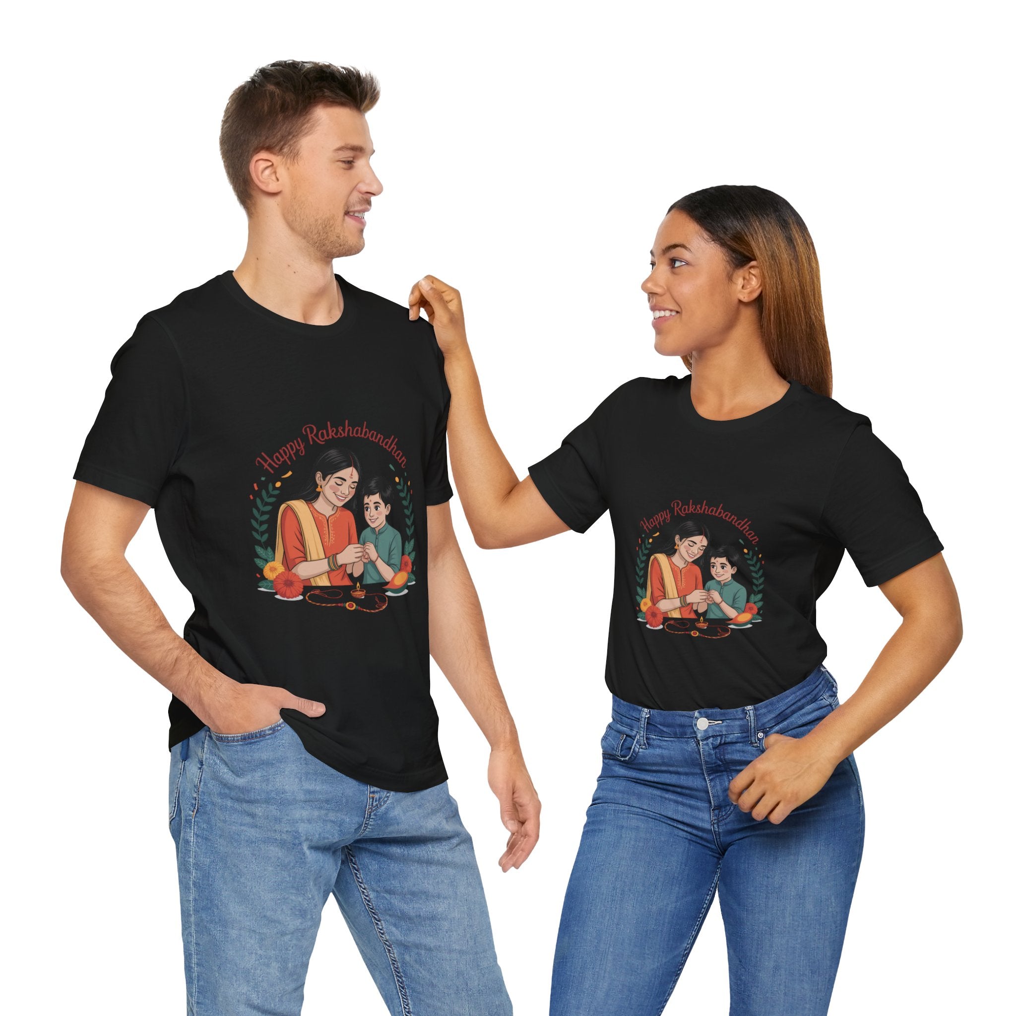 Rakshabandhan T-Shirt, Rakhi Gift for Brother Sister, Rakhi Celebration T-Shirt, Festive Wear