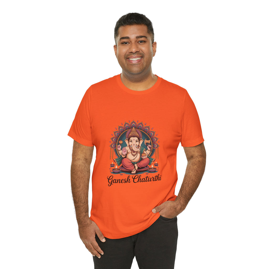 Ganesh Chaturthi T-Shirt, Ganpati Bappa Morya, Ganesha Tee, Spiritual Devotional Wear