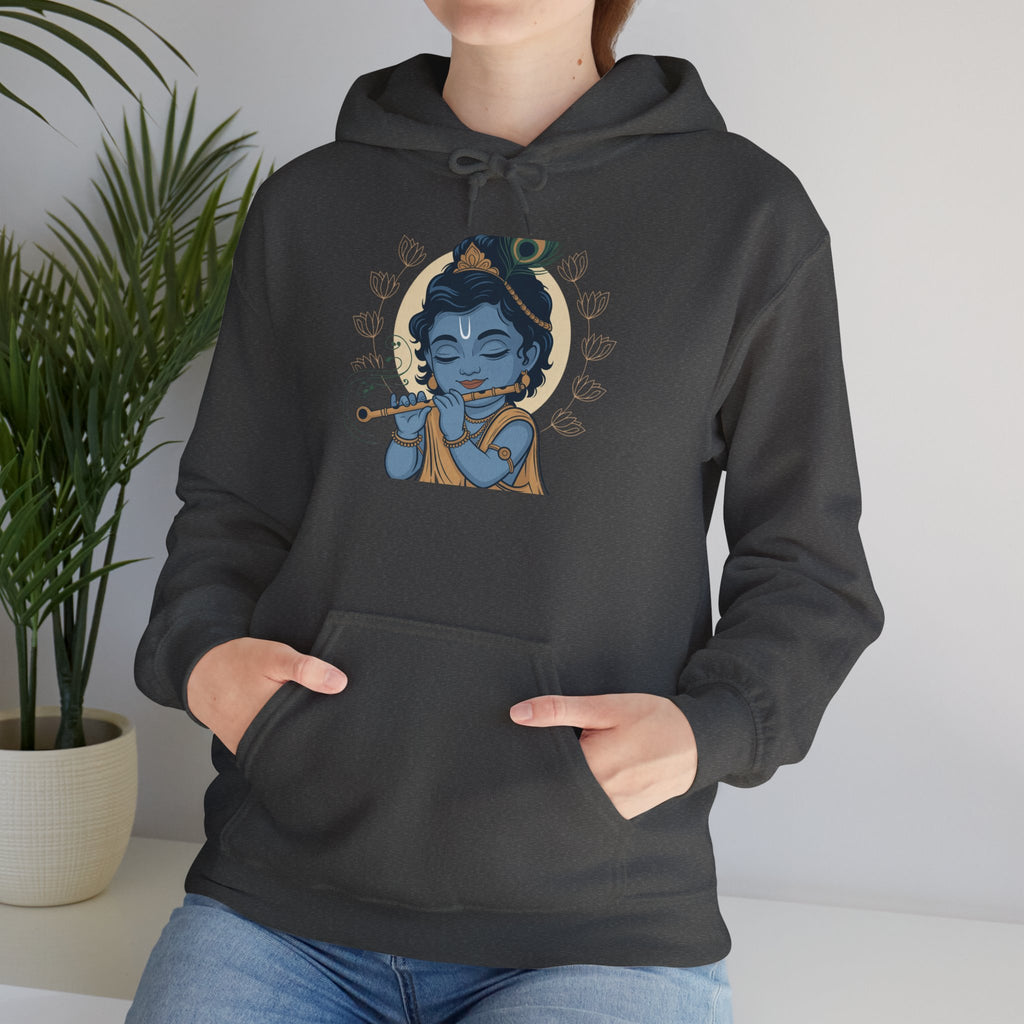 Krishna Janmashtami Hoodie, Lord Krishna Hoodie, Devotional Hoodie, Festive Celebration Wear