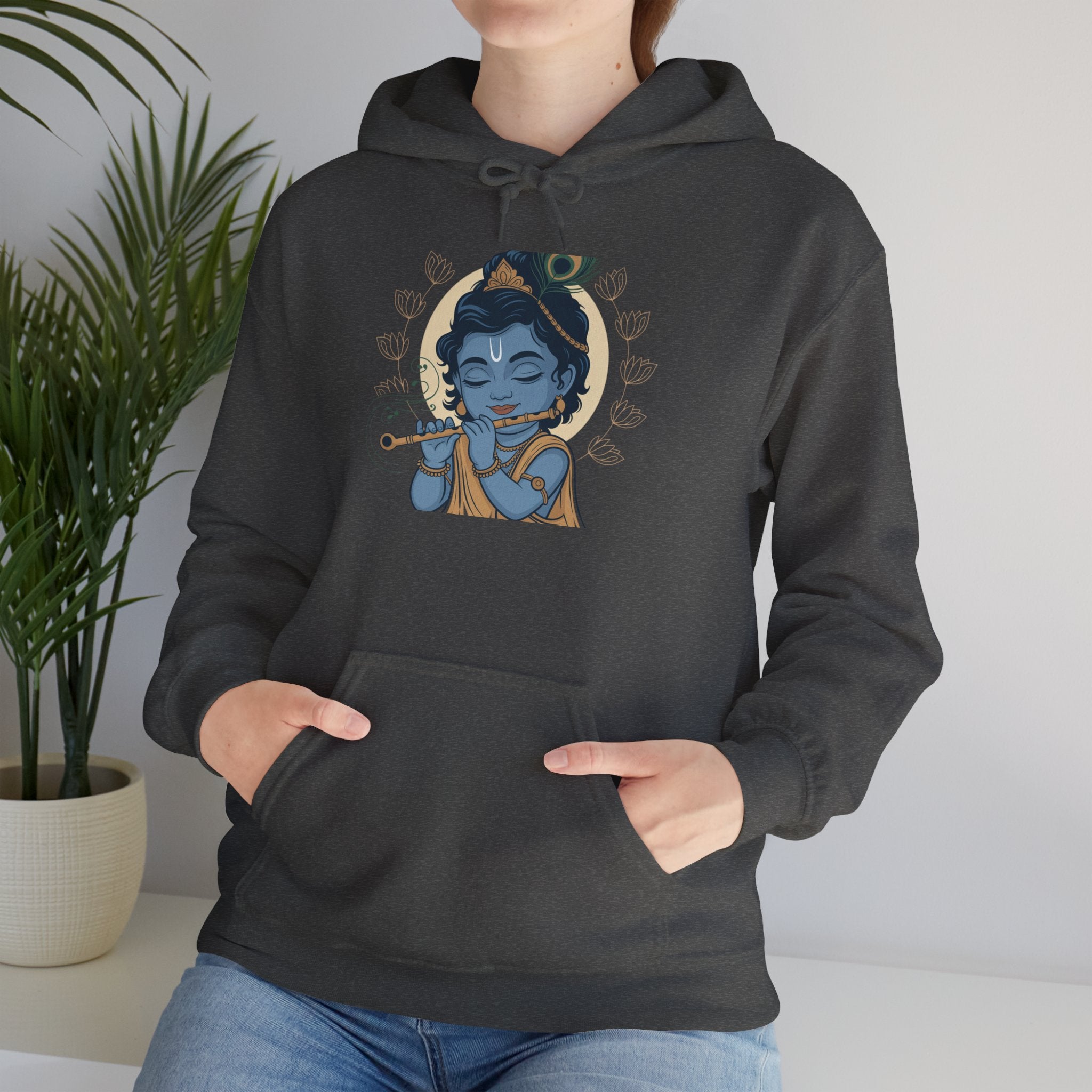 Krishna Janmashtami Hoodie, Lord Krishna Hoodie, Devotional Hoodie, Festive Celebration Wear
