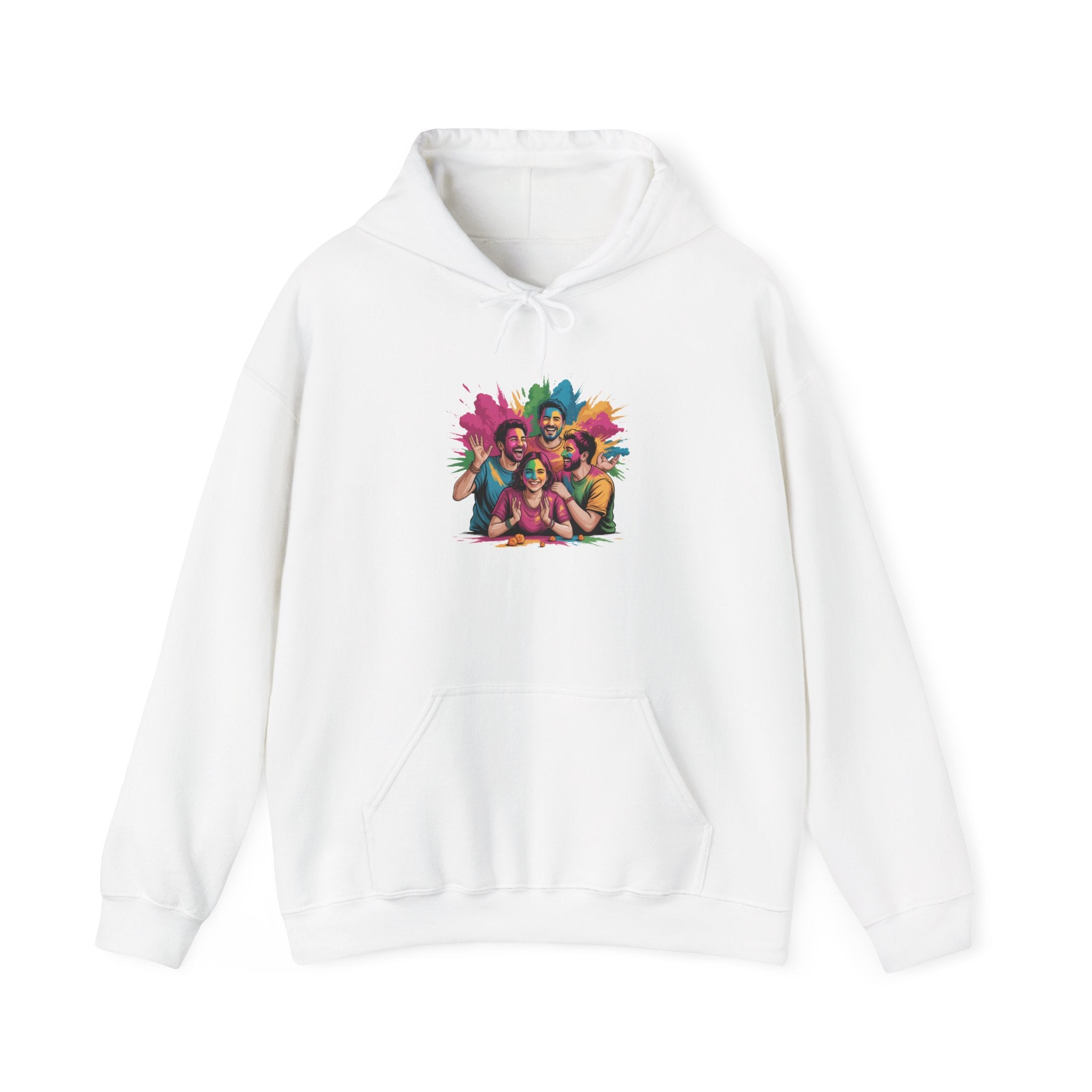 Holi Festival Hoodie, Color Splash Hoodie, Holi Party Hoodie, Festive Outfit