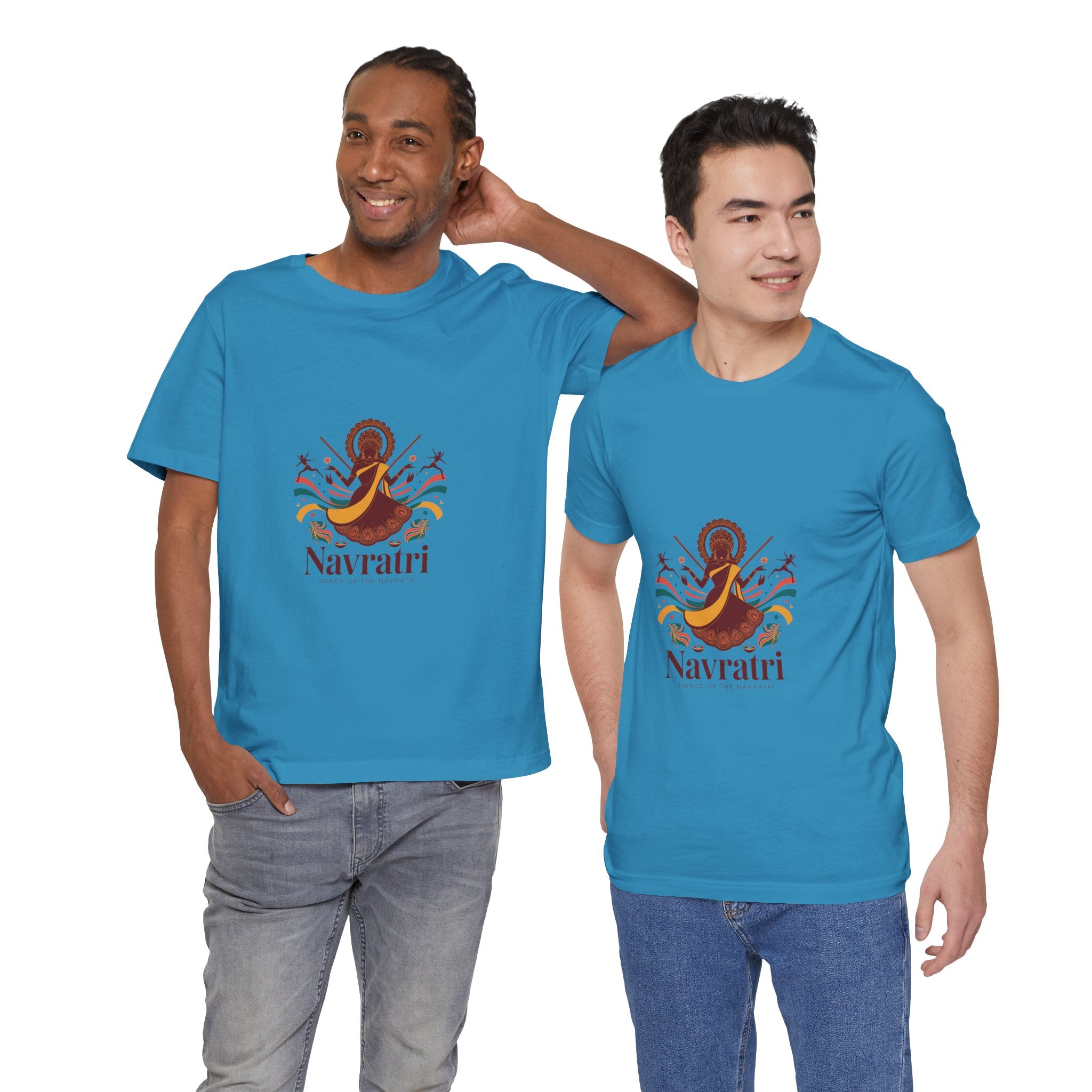 Navratri Festival T-Shirt, Dandiya Garba Tee, Colorful Outfit for Festival Nights