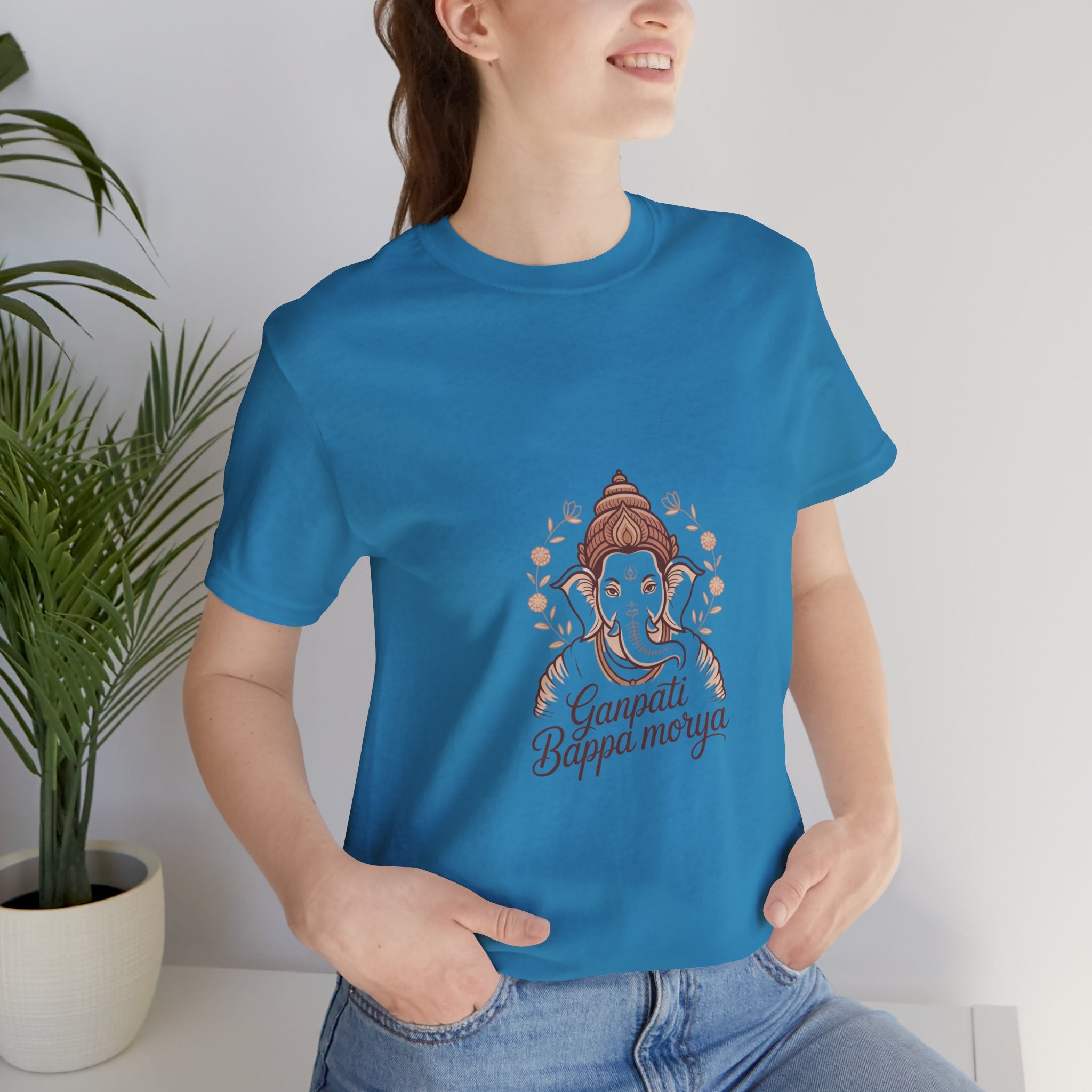 Ganesh Chaturthi T-Shirt, Ganpati Bappa Morya, Devotional Gift, Spiritual Celebration Outfit