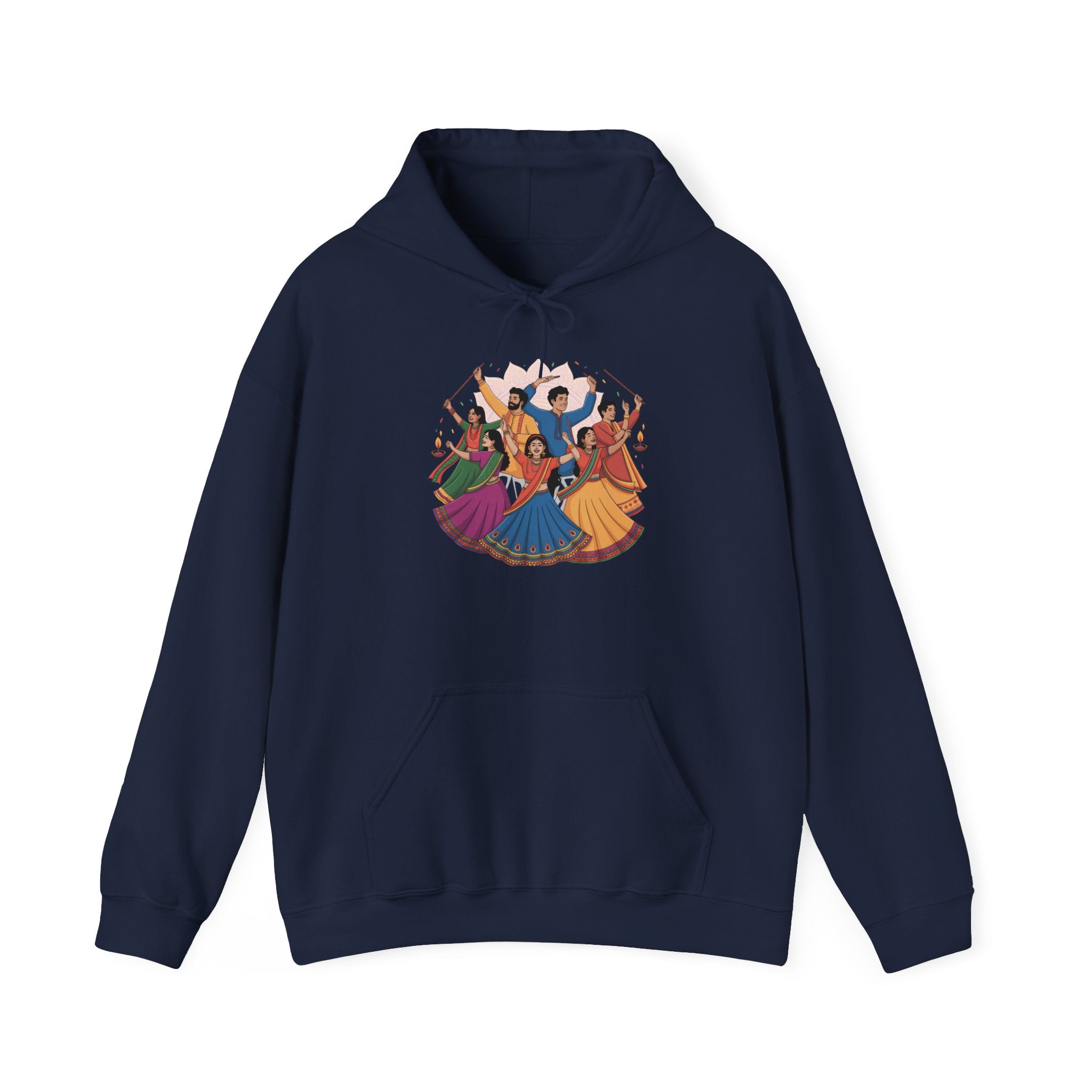 Navratri Festival Hoodie, Dandiya Garba Hoodie, Stylish Festive Wear, Traditional Outfit