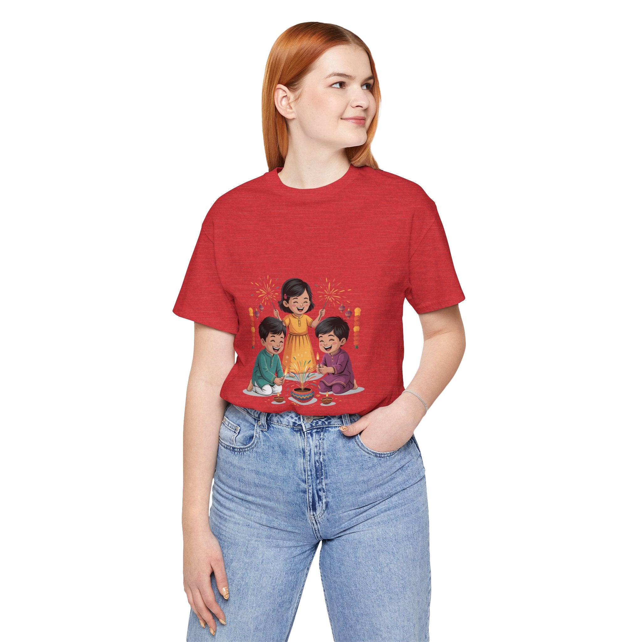Diwali Festival T-Shirt, Festival of Lights Tee, Festive Wear Gift for Family & Friends