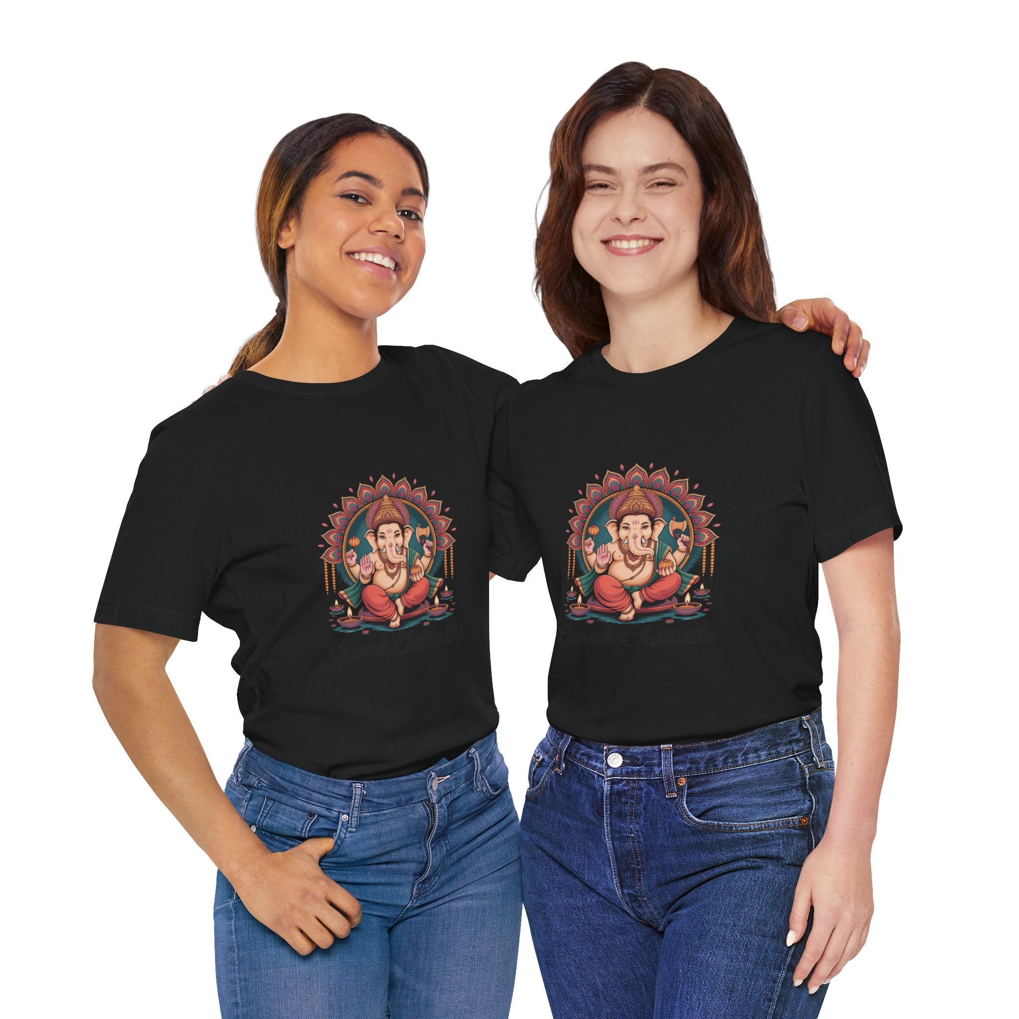 Ganesh Chaturthi T-Shirt, Ganpati Bappa Morya, Ganesha Tee, Spiritual Devotional Wear