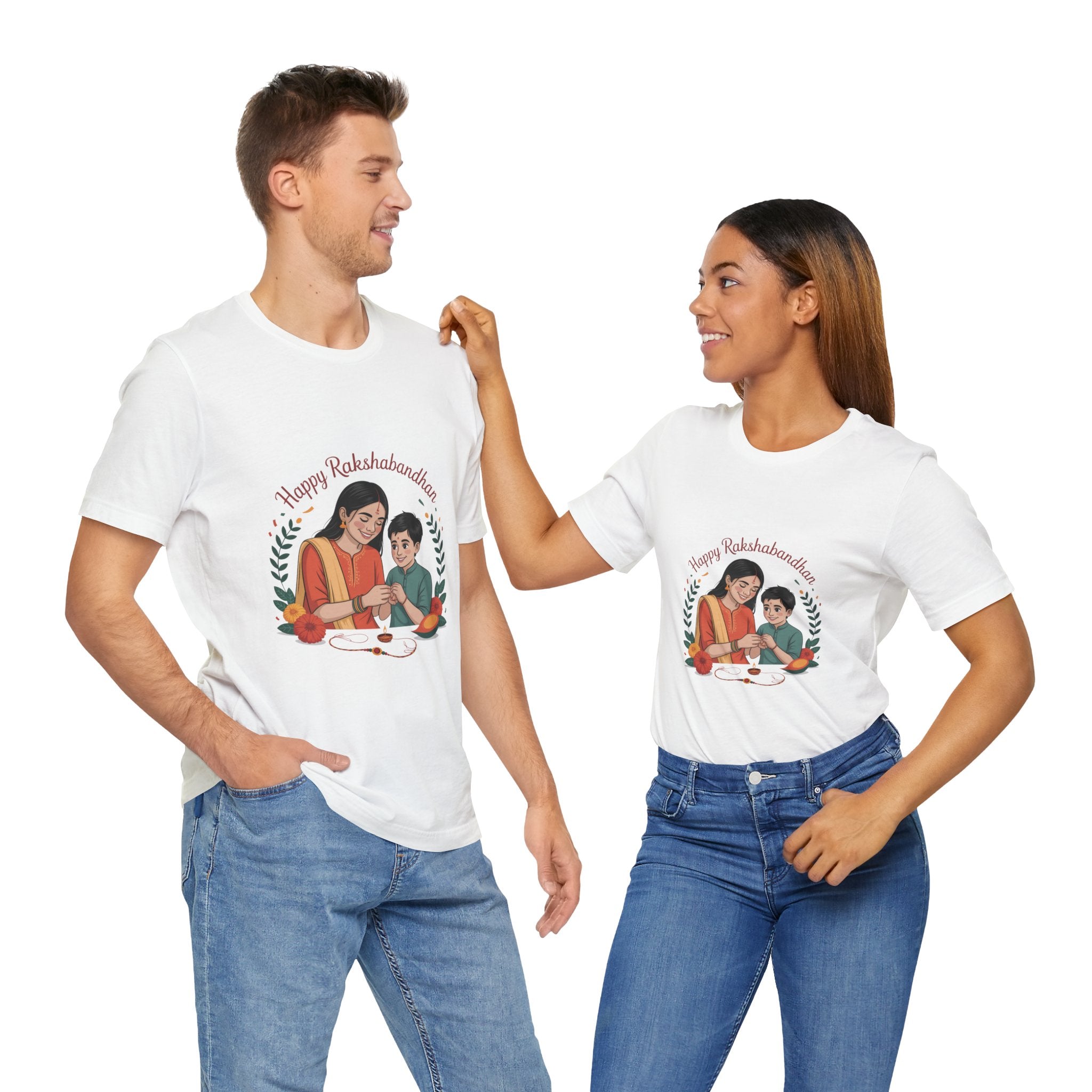 Rakshabandhan T-Shirt, Rakhi Gift for Brother Sister, Rakhi Celebration T-Shirt, Festive Wear