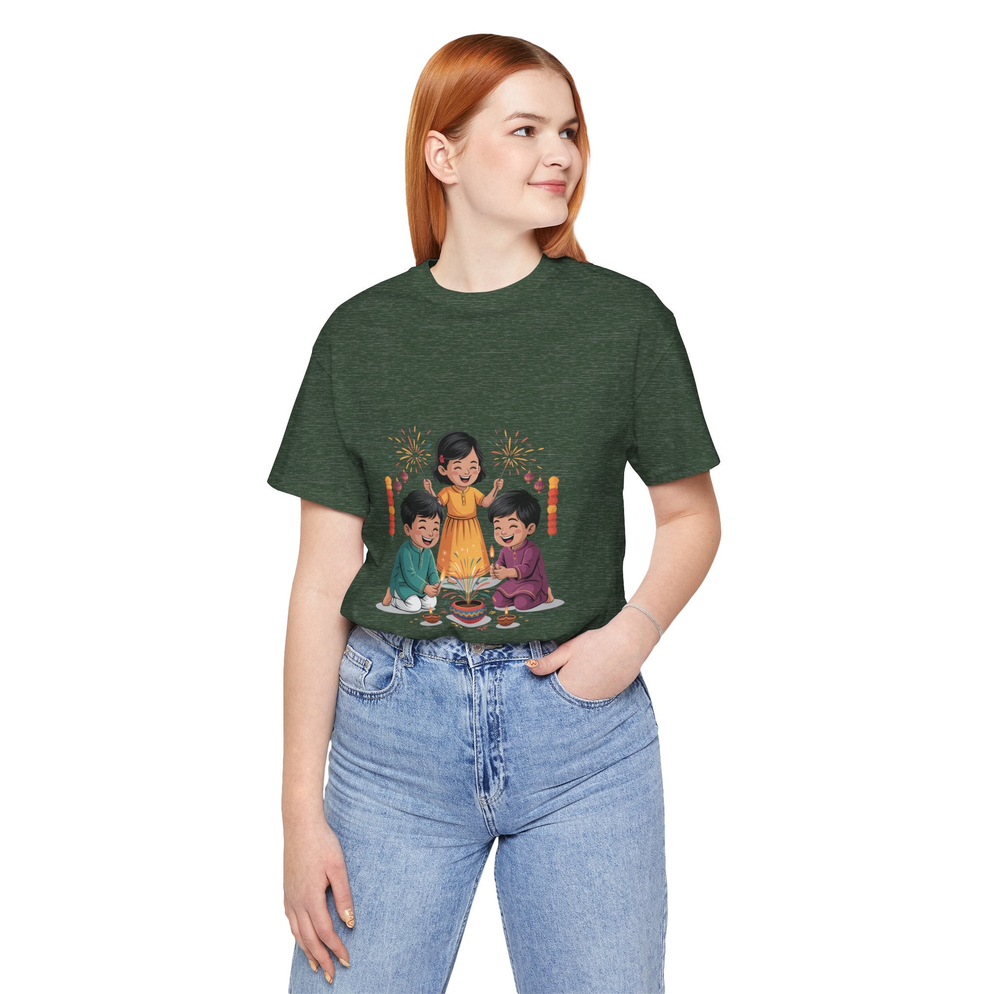 Diwali Festival T-Shirt, Festival of Lights Tee, Festive Wear Gift for Family & Friends