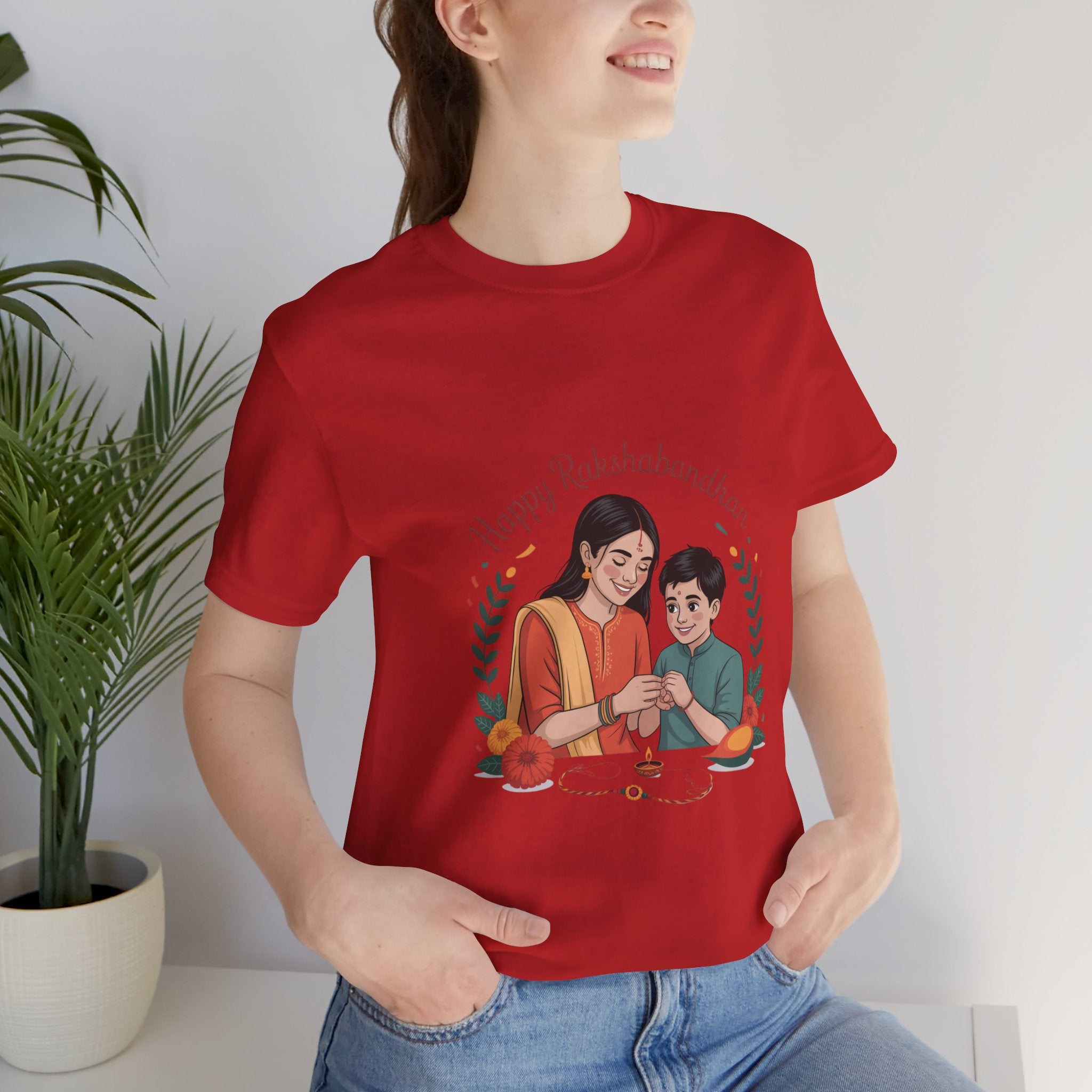 Rakshabandhan T-Shirt, Rakhi Gift for Brother Sister, Rakhi Celebration T-Shirt, Festive Wear