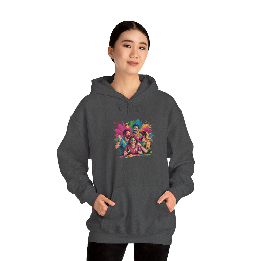 Holi Festival Hoodie, Color Splash Hoodie, Holi Party Hoodie, Festive Outfit