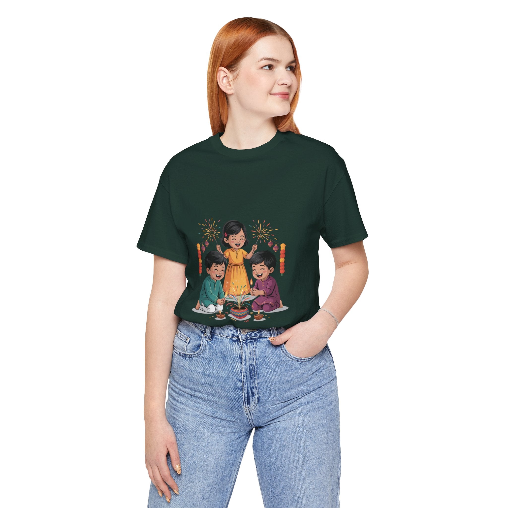 Diwali Festival T-Shirt, Festival of Lights Tee, Festive Wear Gift for Family & Friends