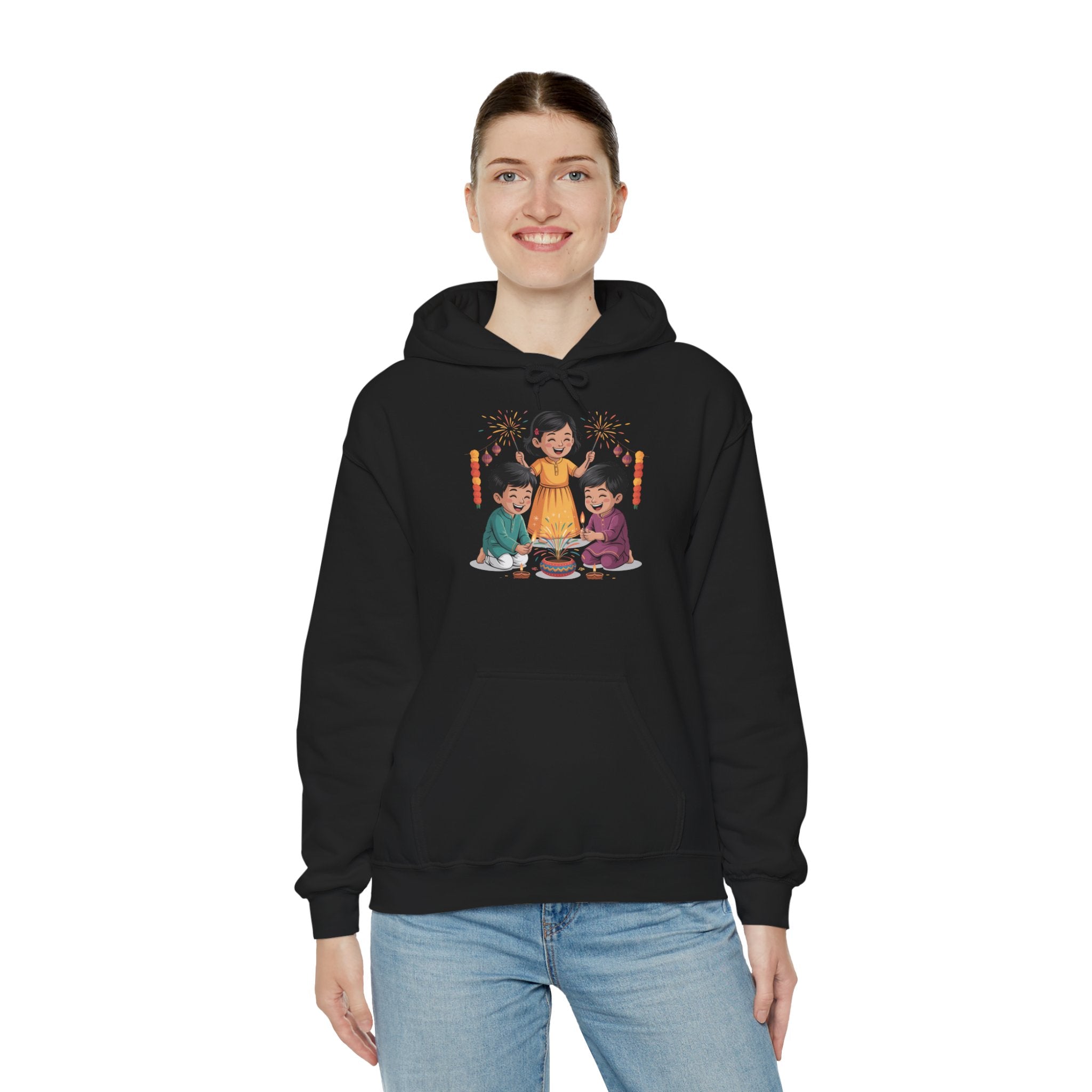 Diwali Celebration Hoodie, Diwali Party Hoodie, Festival of Lights Hoodie, Trendy Outfit