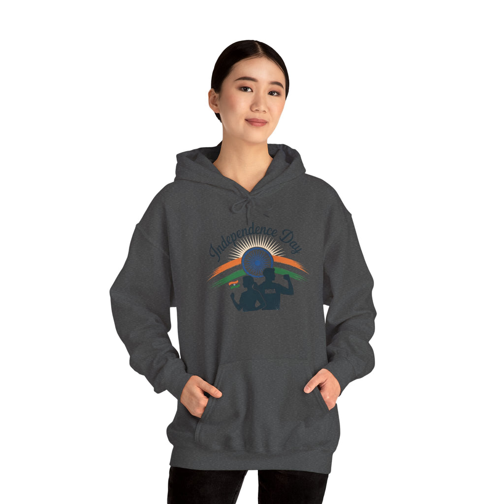 Independence Day Hoodie, Patriotic, Celebrate India's Freedom, Tricolour Hoodie, Indian Flag