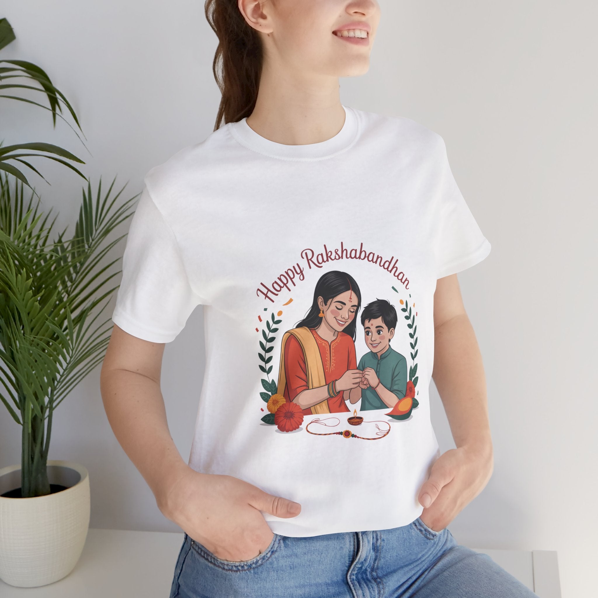 Rakshabandhan T-Shirt, Rakhi Gift for Brother Sister, Rakhi Celebration T-Shirt, Festive Wear