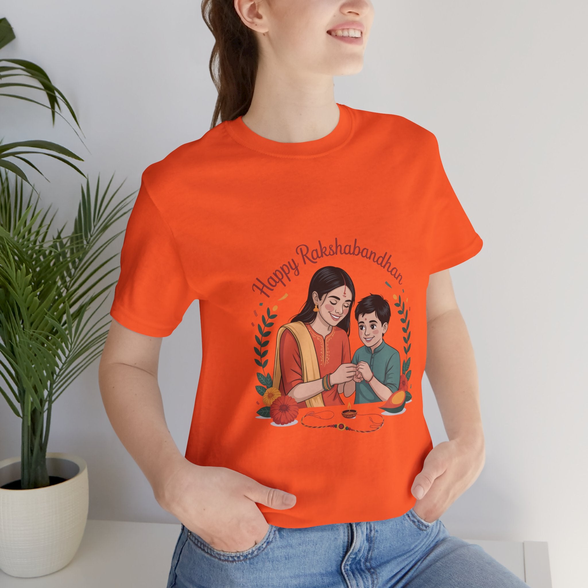 Rakshabandhan T-Shirt, Rakhi Gift for Brother Sister, Rakhi Celebration T-Shirt, Festive Wear