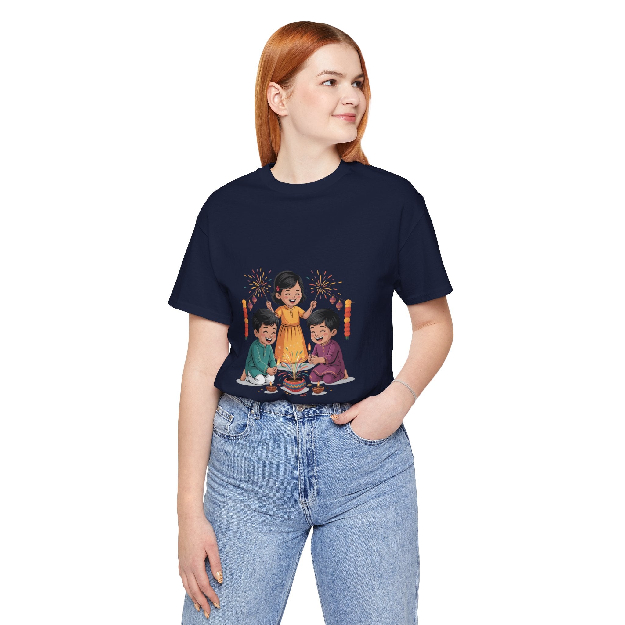 Diwali Festival T-Shirt, Festival of Lights Tee, Festive Wear Gift for Family & Friends