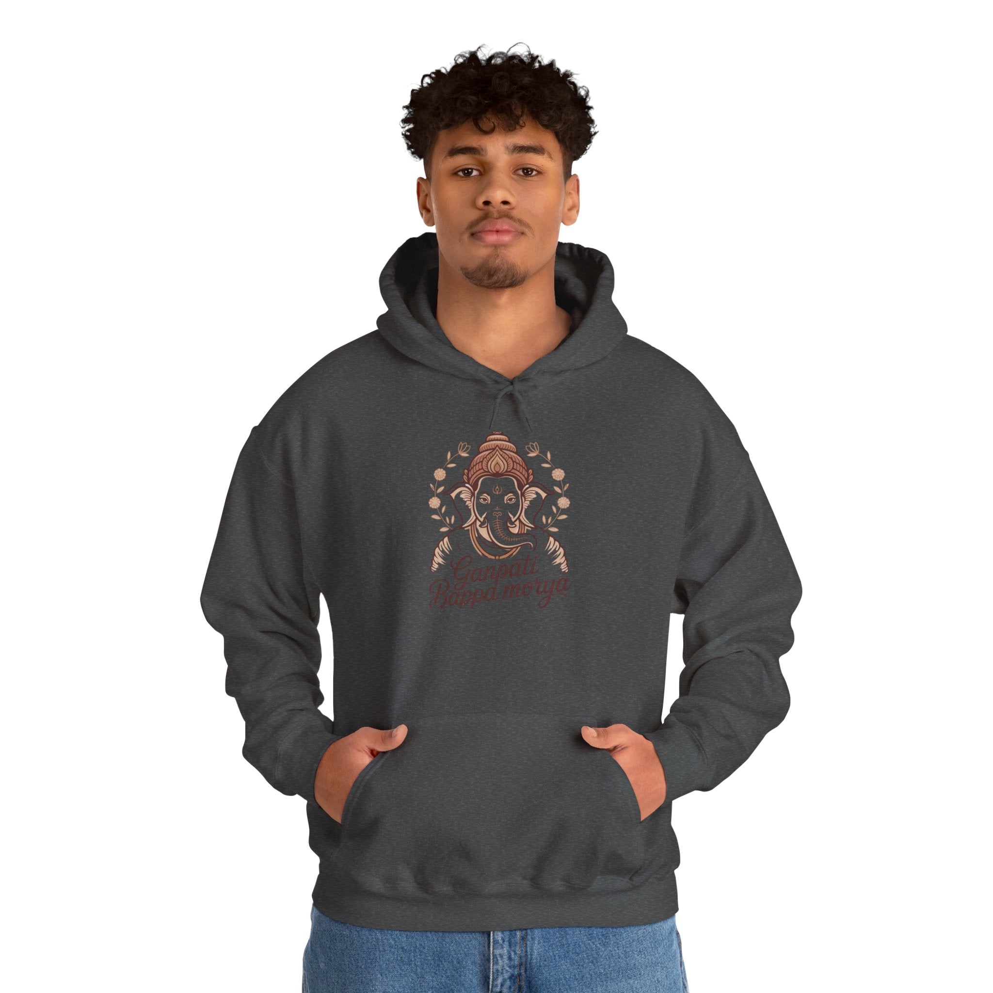 Ganesh Chaturthi Hoodie, Spiritual Wear, Ganpati Bappa Morya Hoodie, Ganpati Festival Outfit