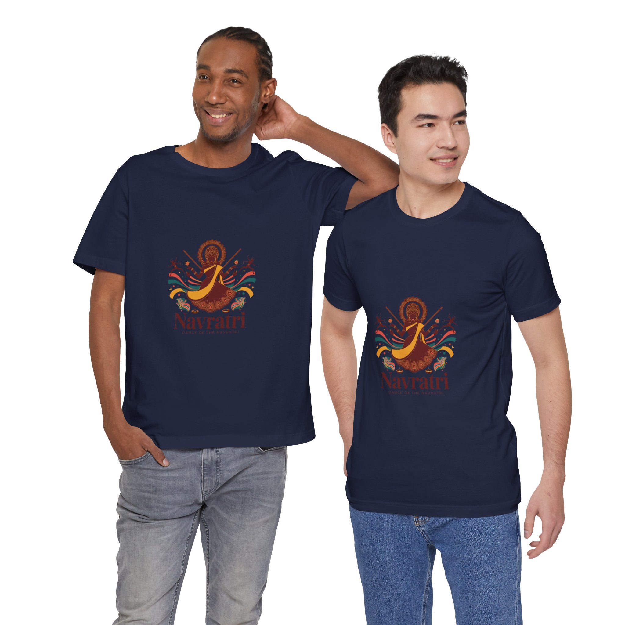 Navratri Festival T-Shirt, Dandiya Garba Tee, Colorful Outfit for Festival Nights