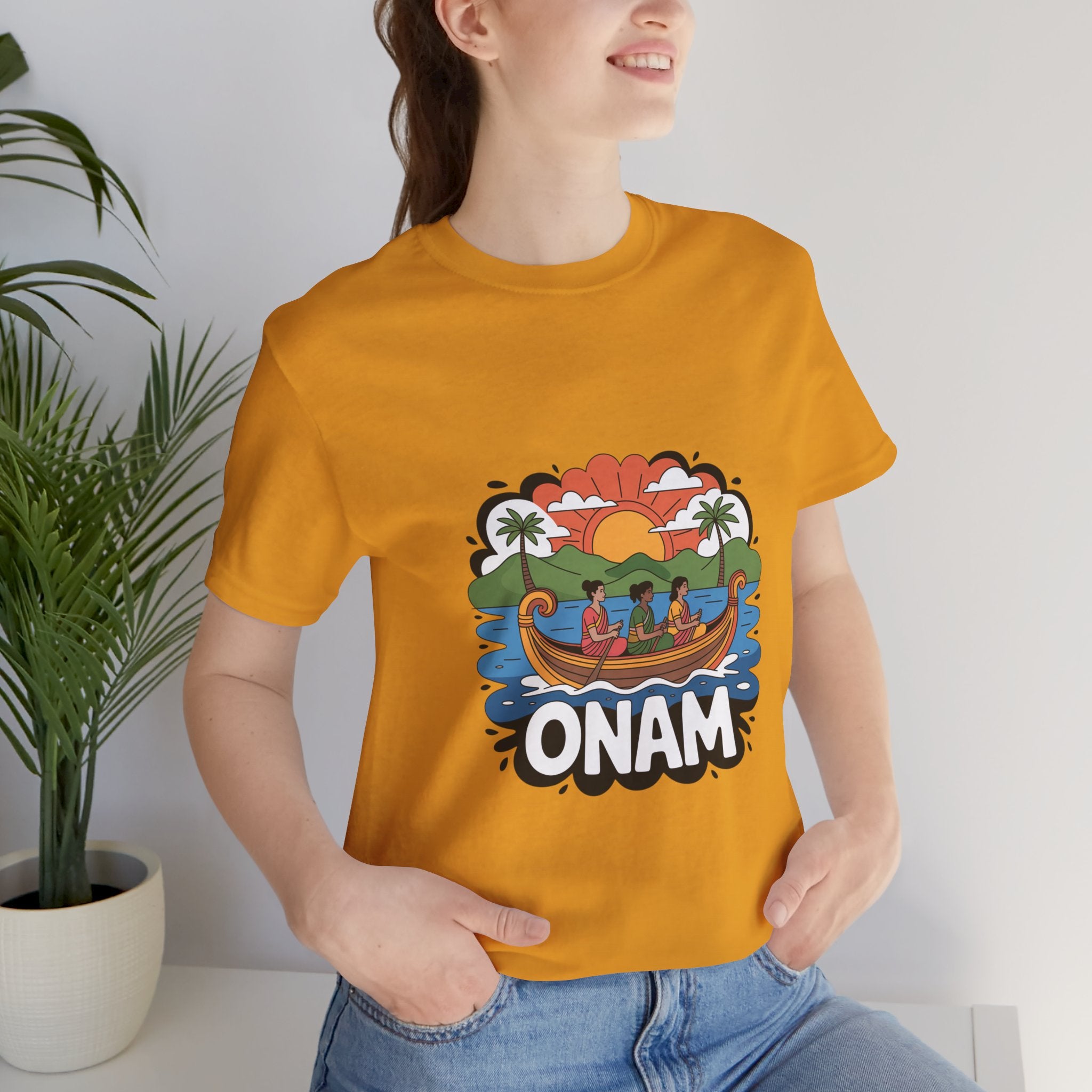 Onam Festival T-Shirt, Gift for Kerala Festival, Celebrate Onam in Style, Traditional Tee