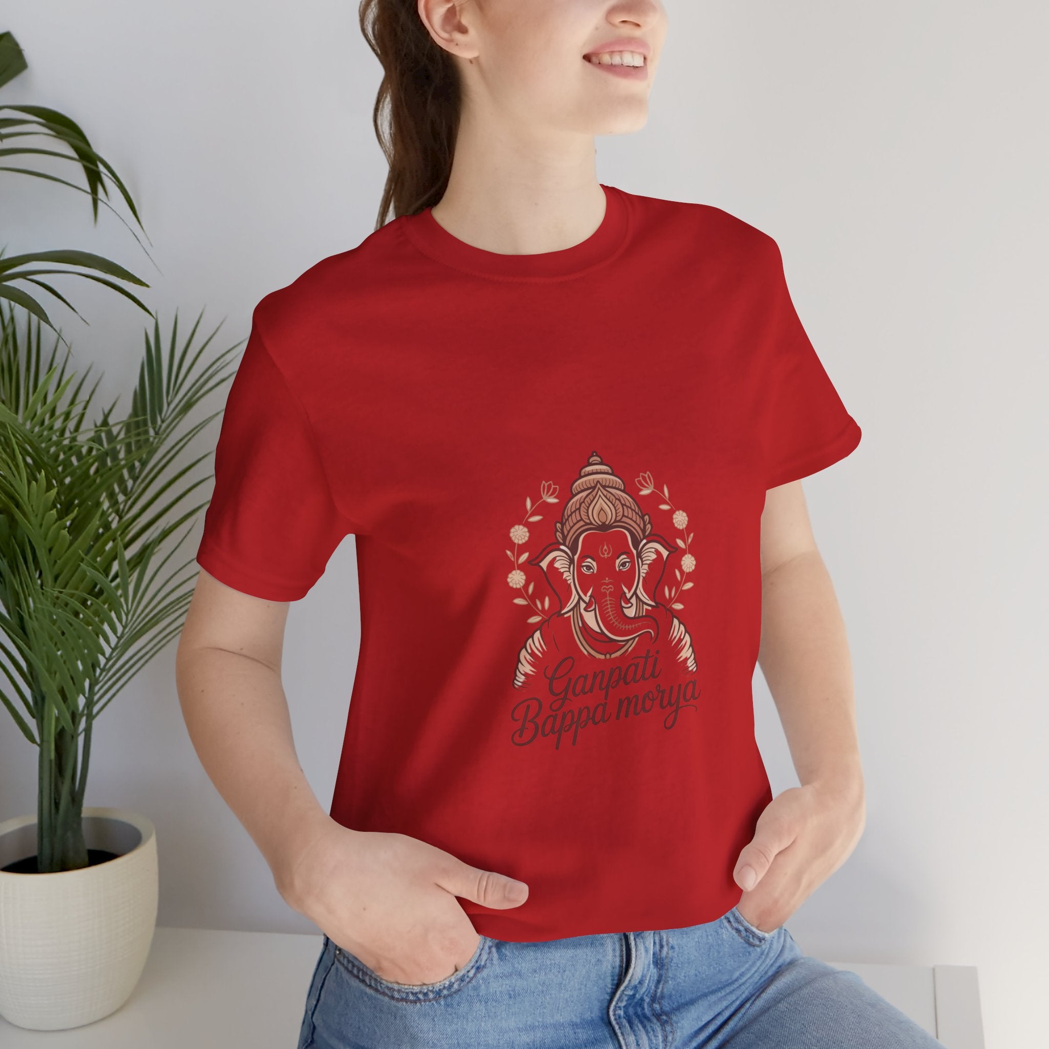 Ganesh Chaturthi T-Shirt, Ganpati Bappa Morya, Devotional Gift, Spiritual Celebration Outfit