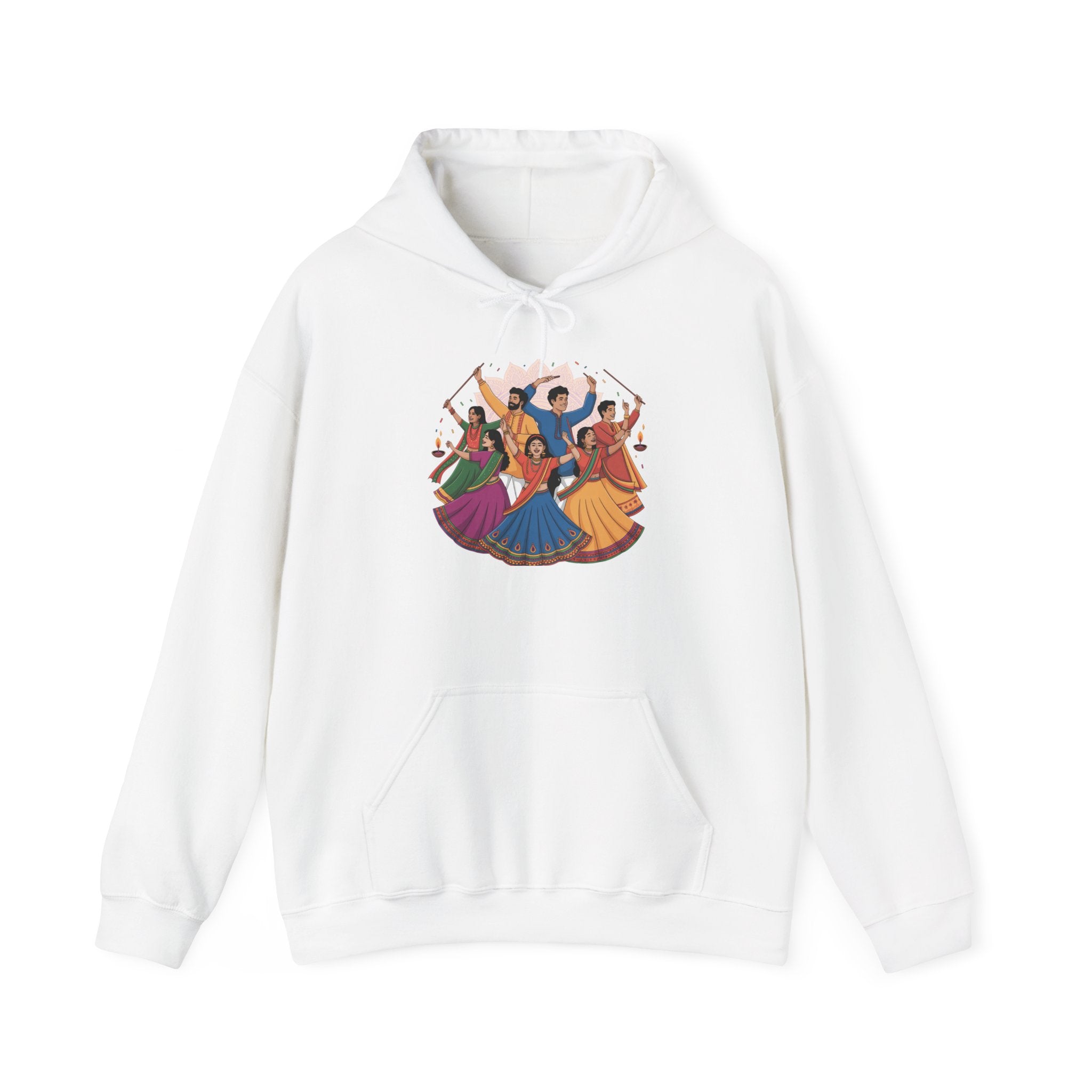 Navratri Festival Hoodie, Dandiya Garba Hoodie, Stylish Festive Wear, Traditional Outfit