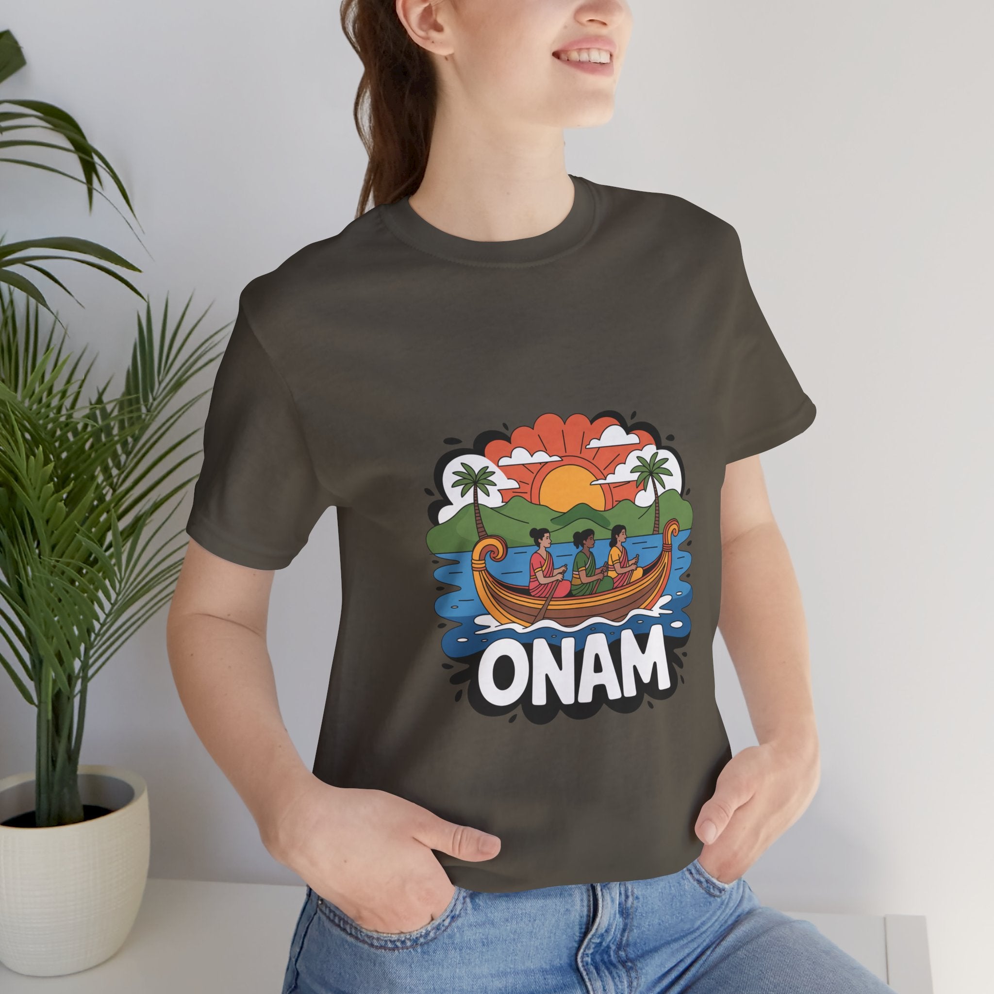 Onam Festival T-Shirt, Gift for Kerala Festival, Celebrate Onam in Style, Traditional Tee