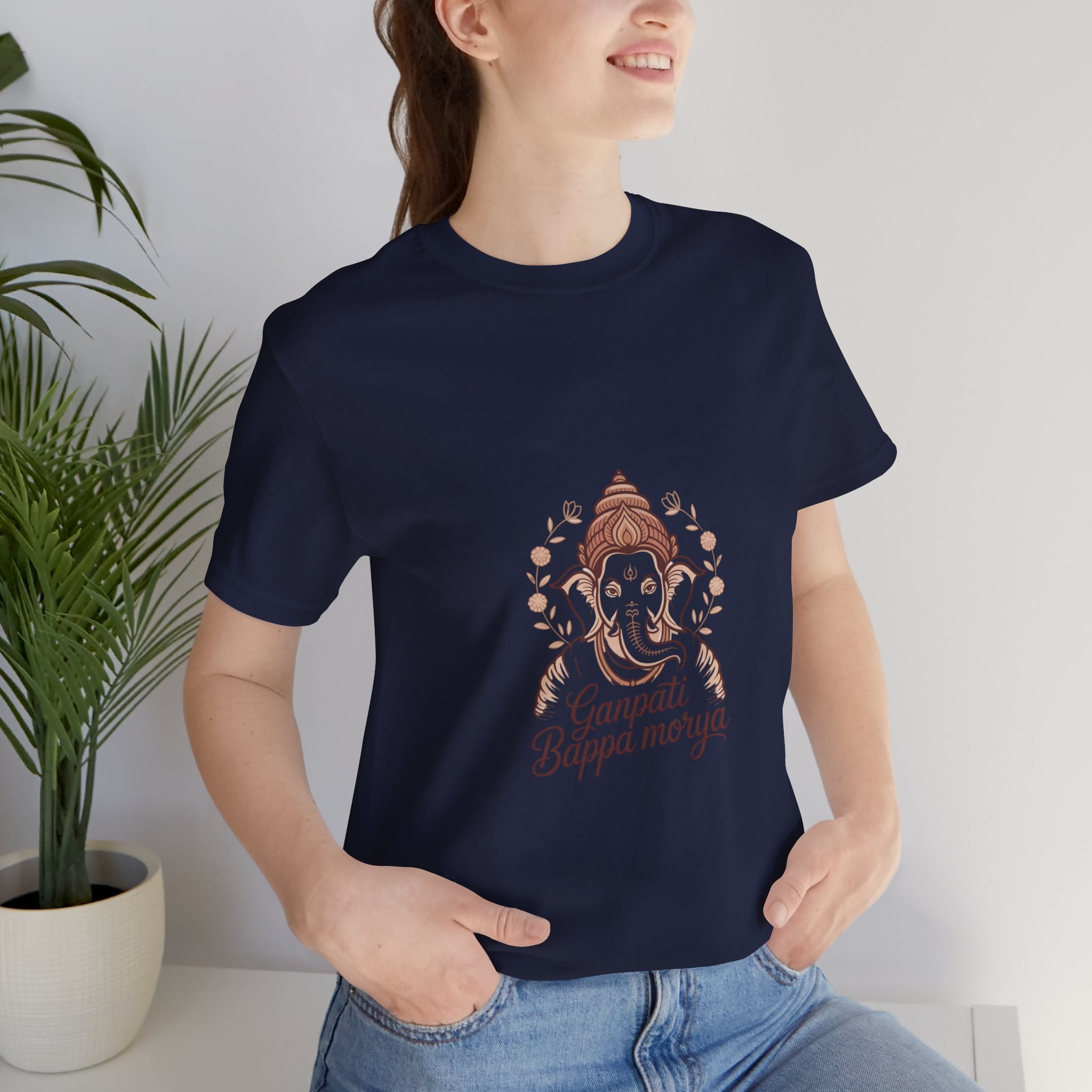 Ganesh Chaturthi T-Shirt, Ganpati Bappa Morya, Devotional Gift, Spiritual Celebration Outfit