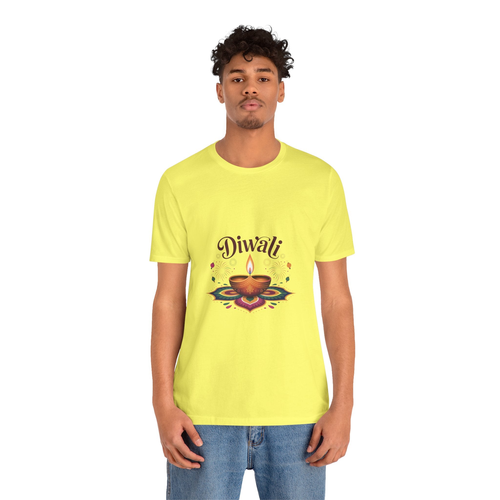 Diwali Festival T-Shirt, Festival of Lights Tee, Traditional Festive Wear, Diwali Party Tee