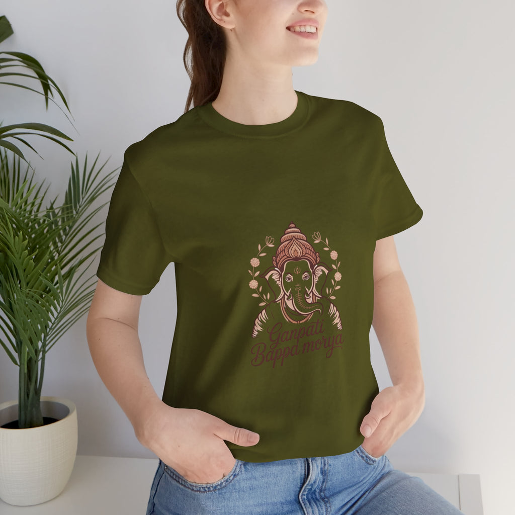 Ganesh Chaturthi T-Shirt, Ganpati Bappa Morya, Devotional Gift, Spiritual Celebration Outfit