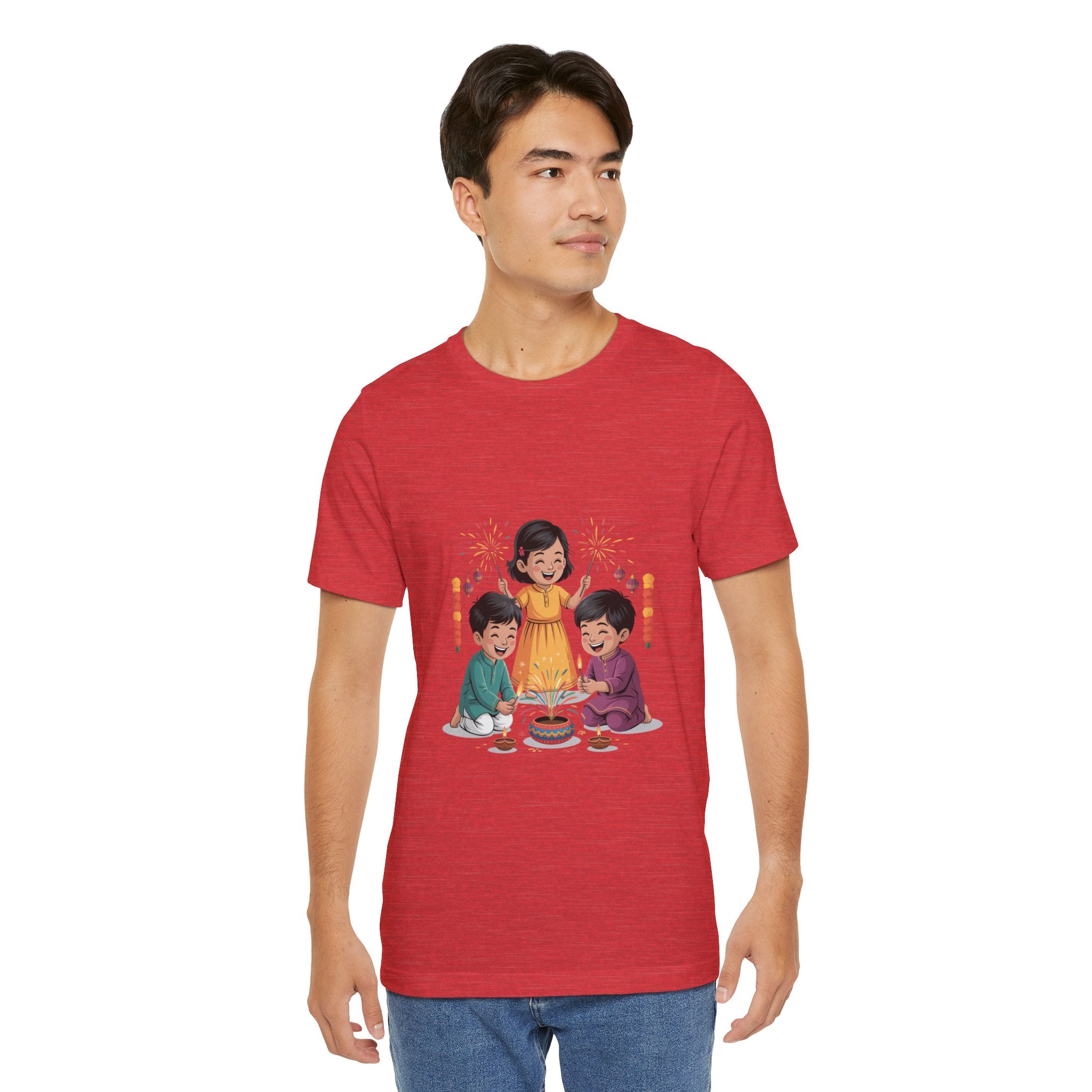 Diwali Festival T-Shirt, Festival of Lights Tee, Festive Wear Gift for Family & Friends