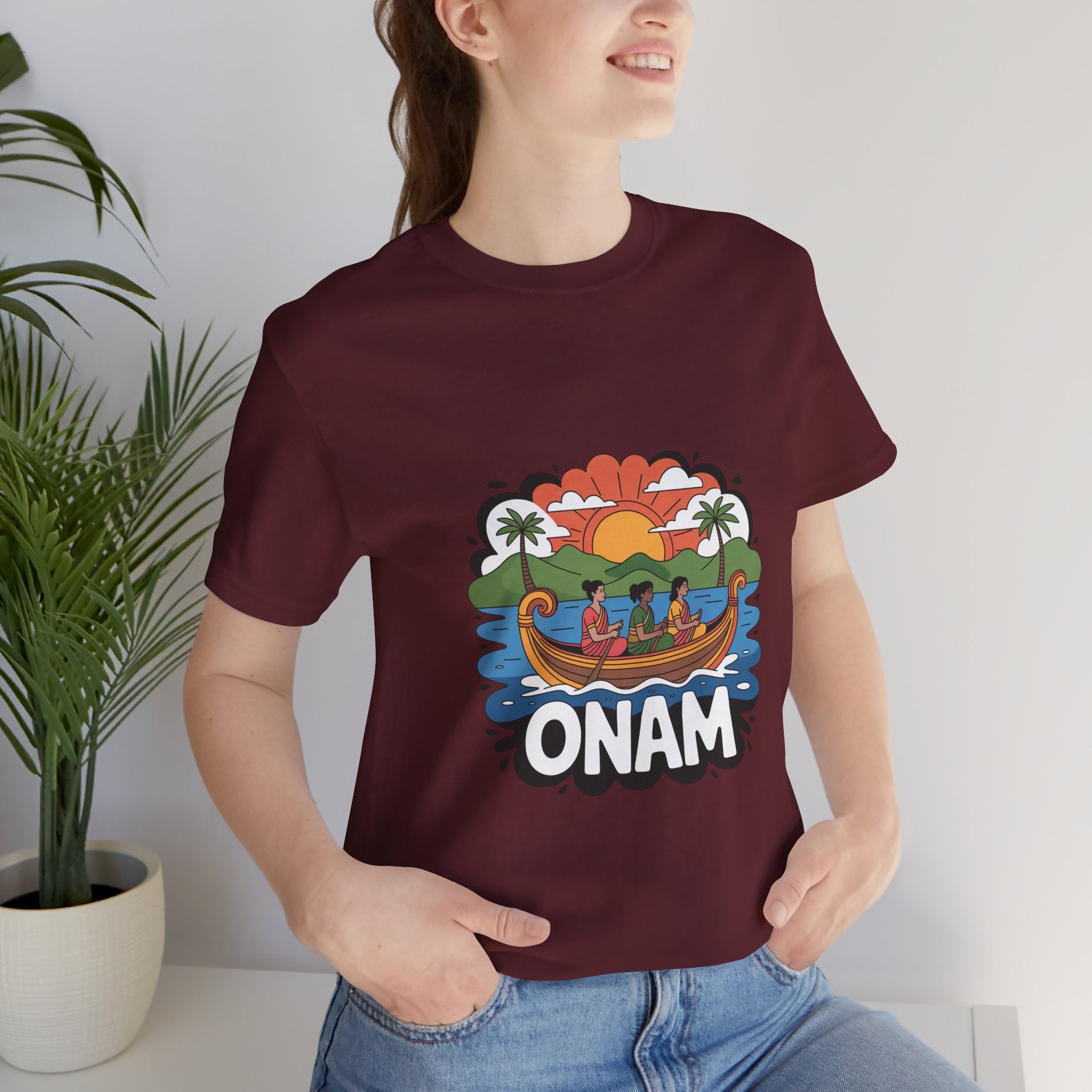 Onam Festival T-Shirt, Gift for Kerala Festival, Celebrate Onam in Style, Traditional Tee