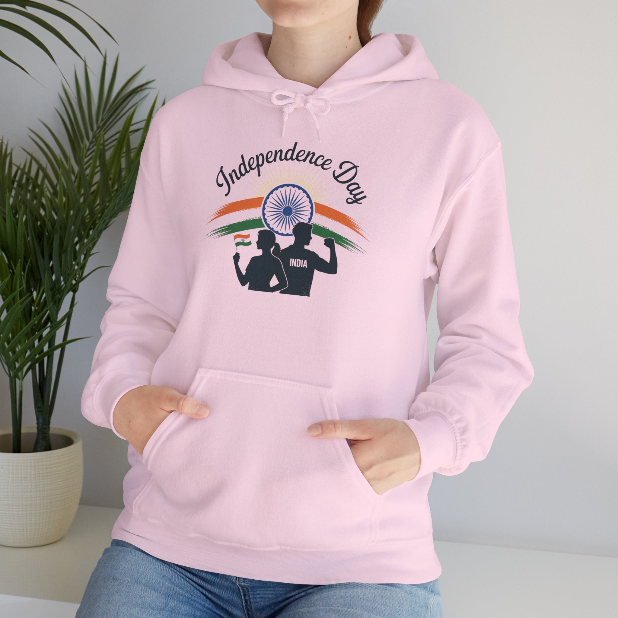 Independence Day Hoodie, Patriotic, Celebrate India's Freedom, Tricolour Hoodie, Indian Flag