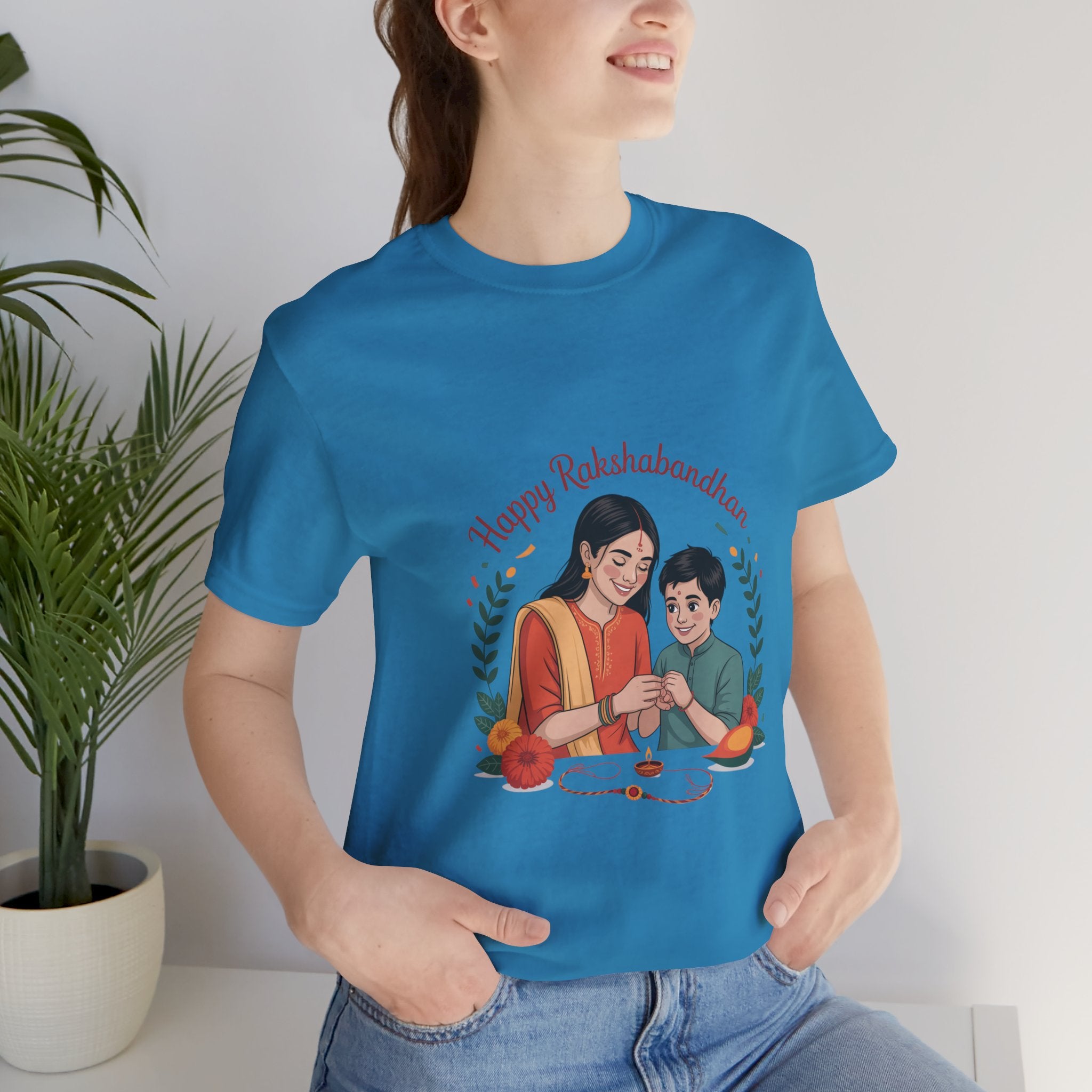 Rakshabandhan T-Shirt, Rakhi Gift for Brother Sister, Rakhi Celebration T-Shirt, Festive Wear