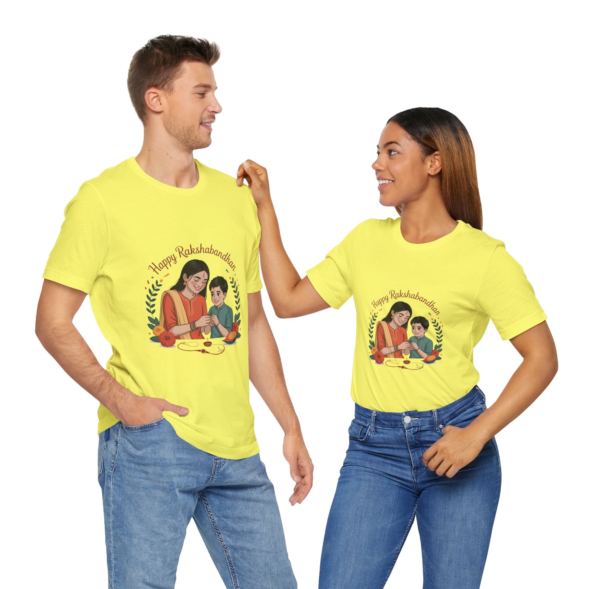 Rakshabandhan T-Shirt, Rakhi Gift for Brother Sister, Rakhi Celebration T-Shirt, Festive Wear