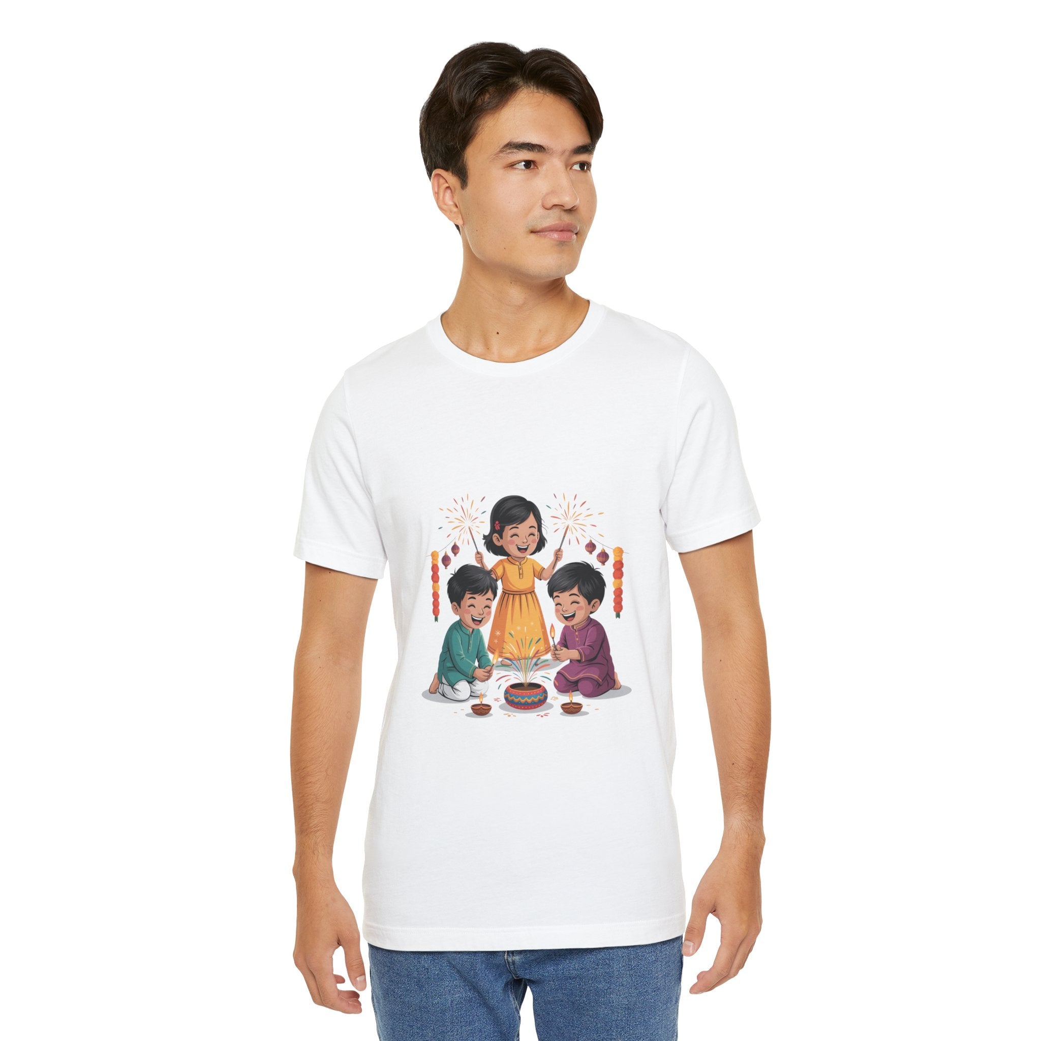 Diwali Festival T-Shirt, Festival of Lights Tee, Festive Wear Gift for Family & Friends