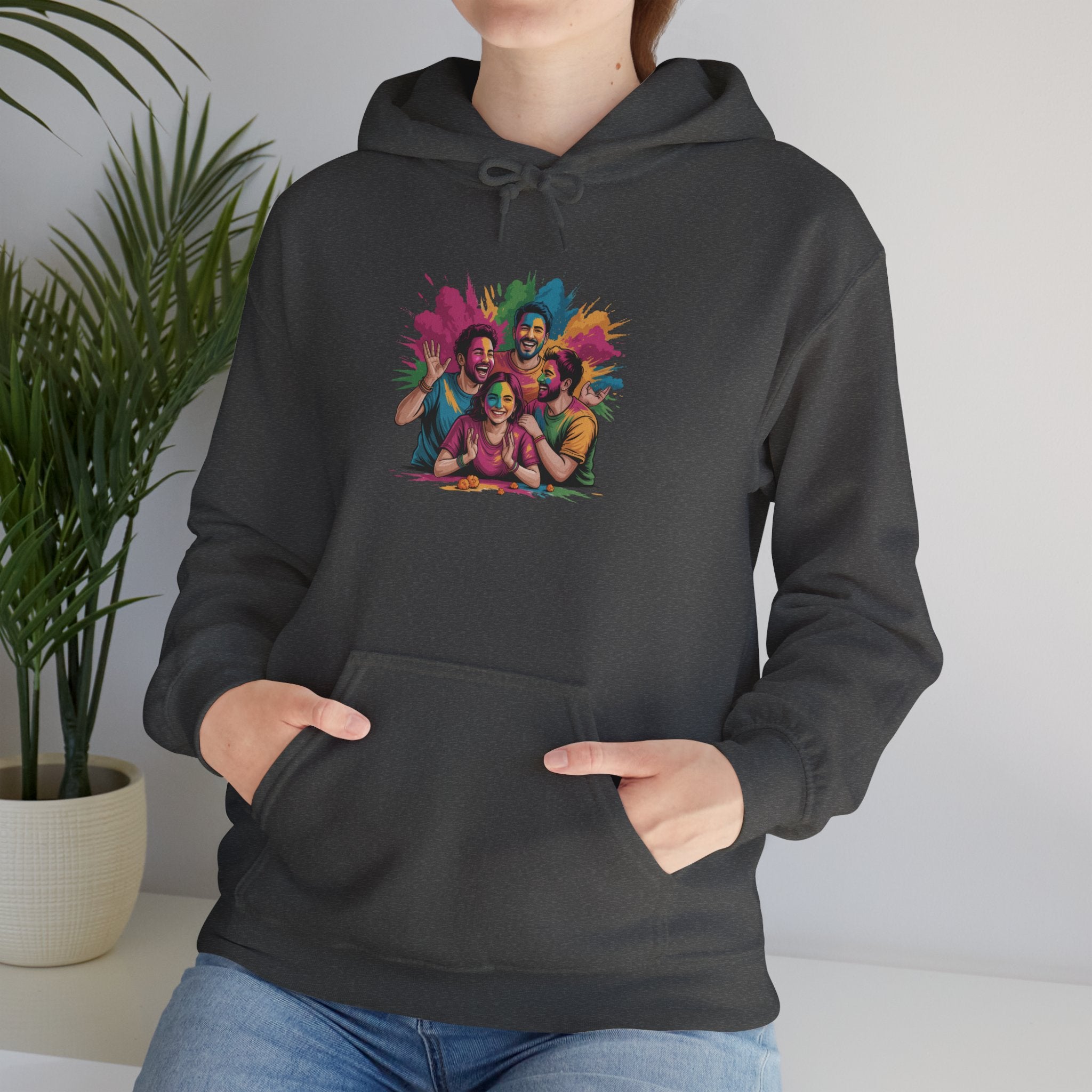 Holi Festival Hoodie, Color Splash Hoodie, Holi Party Hoodie, Festive Outfit