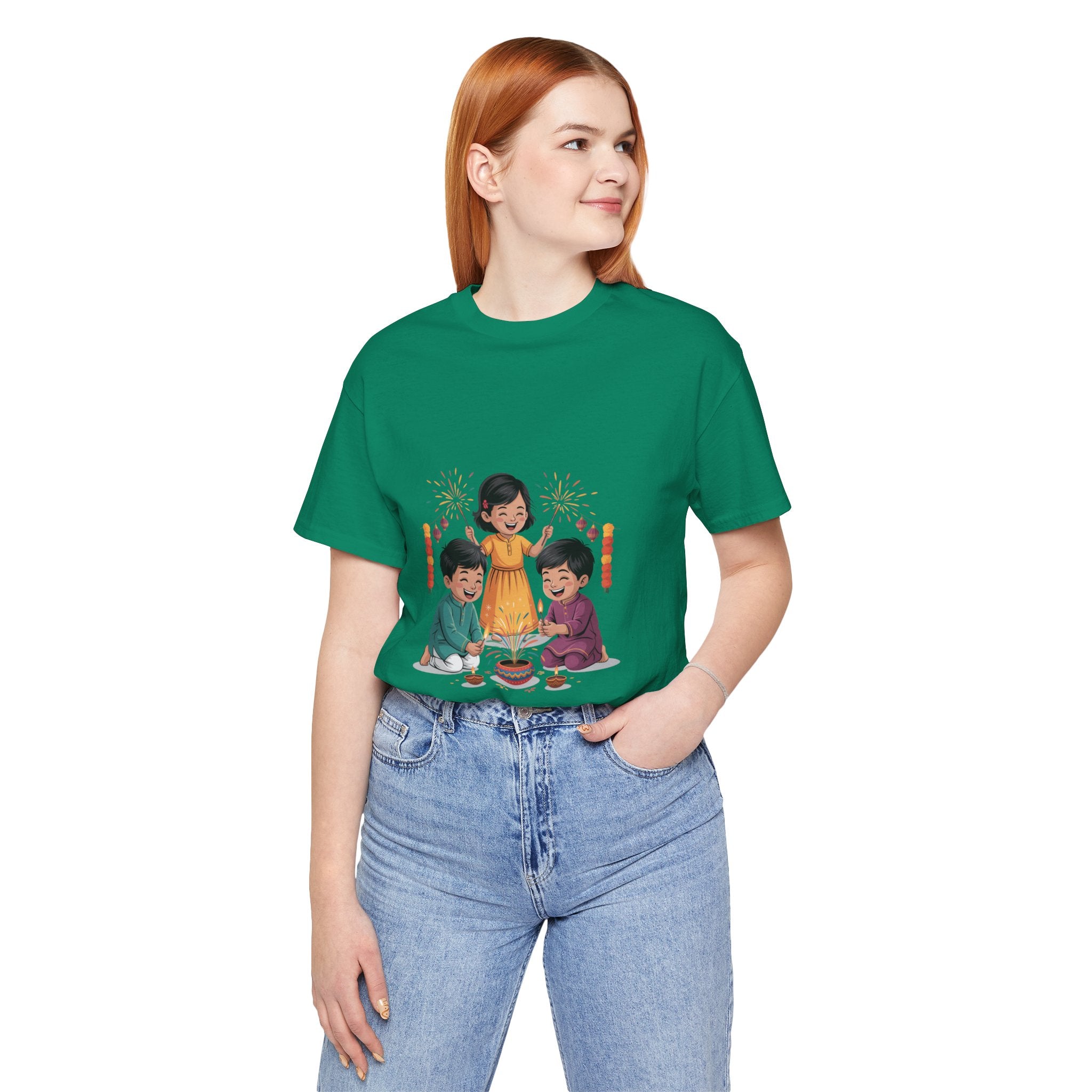 Diwali Festival T-Shirt, Festival of Lights Tee, Festive Wear Gift for Family & Friends
