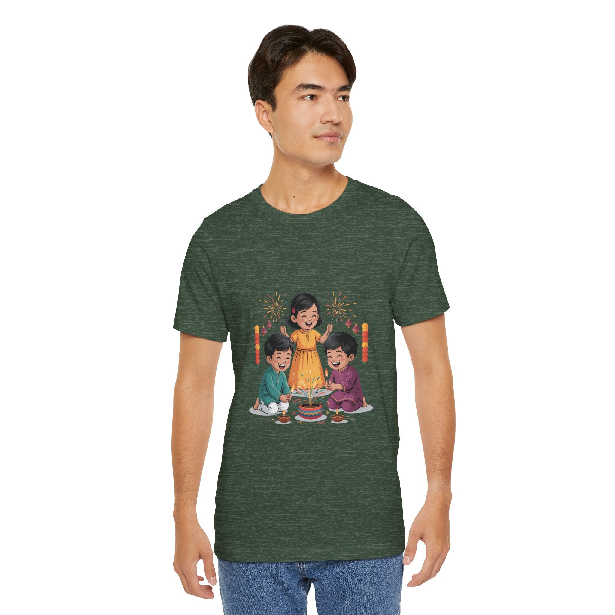 Diwali Festival T-Shirt, Festival of Lights Tee, Festive Wear Gift for Family & Friends