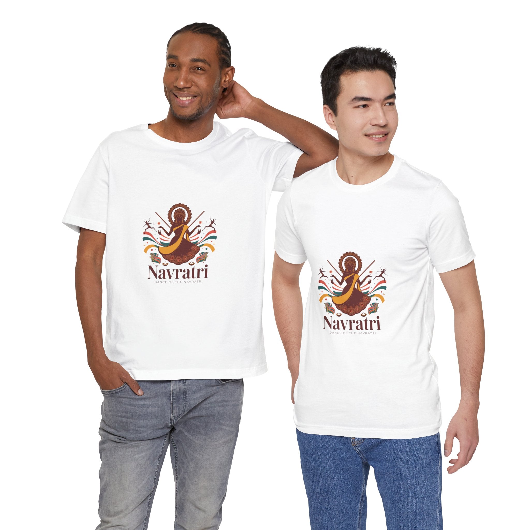Navratri Festival T-Shirt, Dandiya Garba Tee, Colorful Outfit for Festival Nights