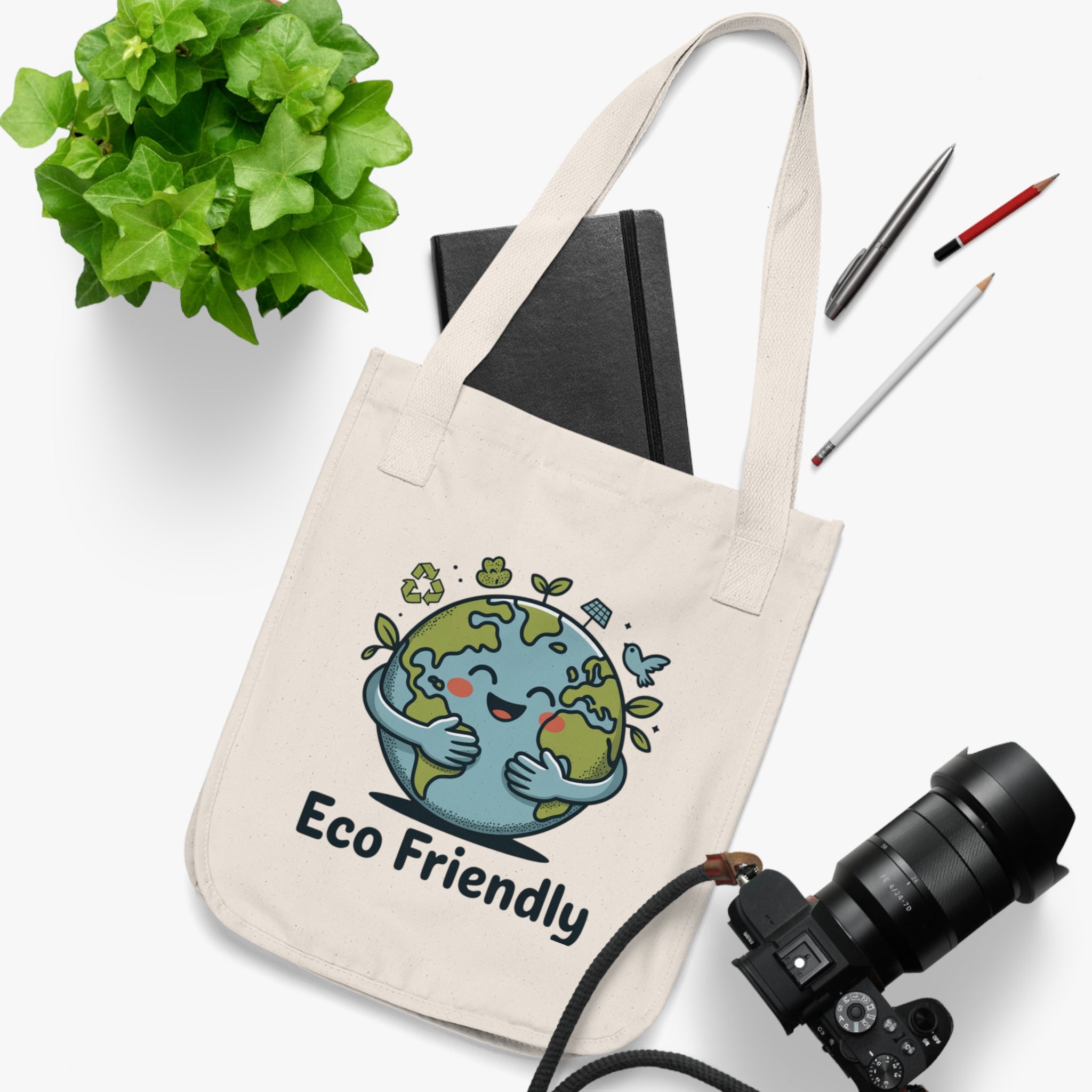 Eco Friendly Organic Tote Bag - Reusable Shopping, Gift for Nature Lovers, Sustainable Fashion