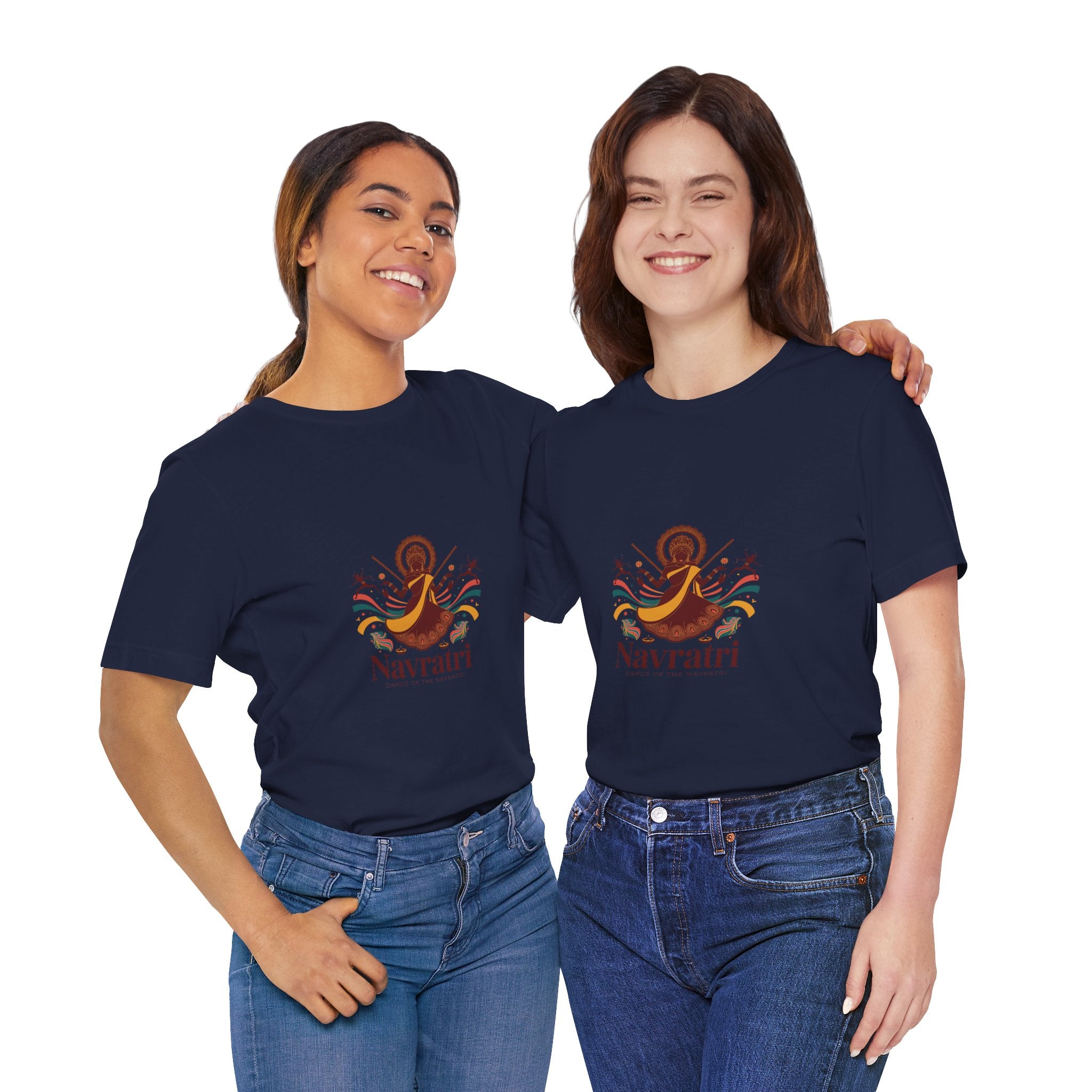 Navratri Festival T-Shirt, Dandiya Garba Tee, Colorful Outfit for Festival Nights