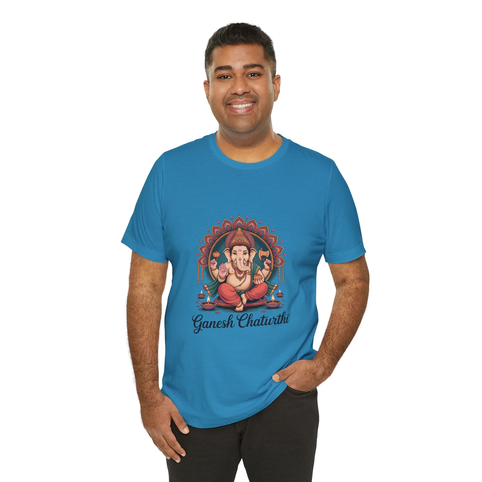 Ganesh Chaturthi T-Shirt, Ganpati Bappa Morya, Ganesha Tee, Spiritual Devotional Wear