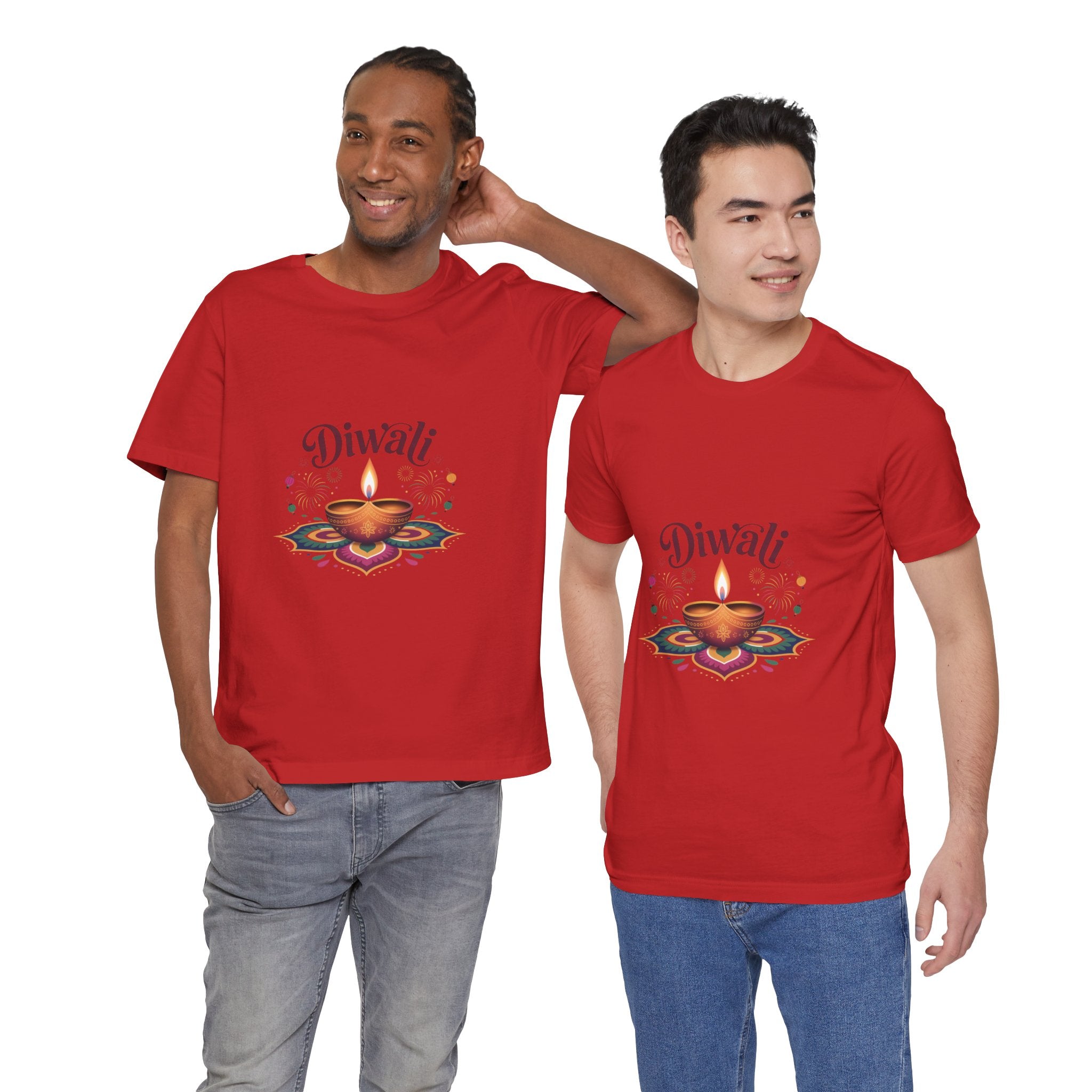 Diwali Festival T-Shirt, Festival of Lights Tee, Traditional Festive Wear, Diwali Party Tee