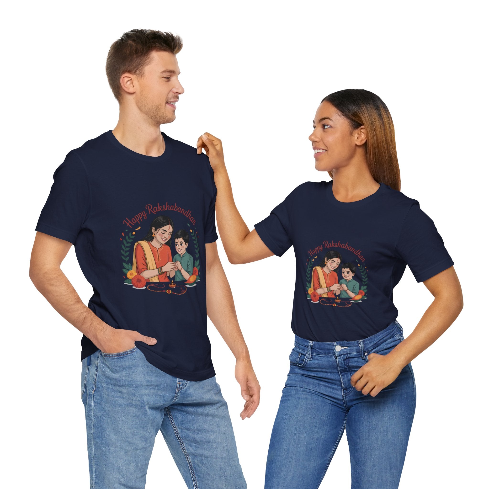 Rakshabandhan T-Shirt, Rakhi Gift for Brother Sister, Rakhi Celebration T-Shirt, Festive Wear